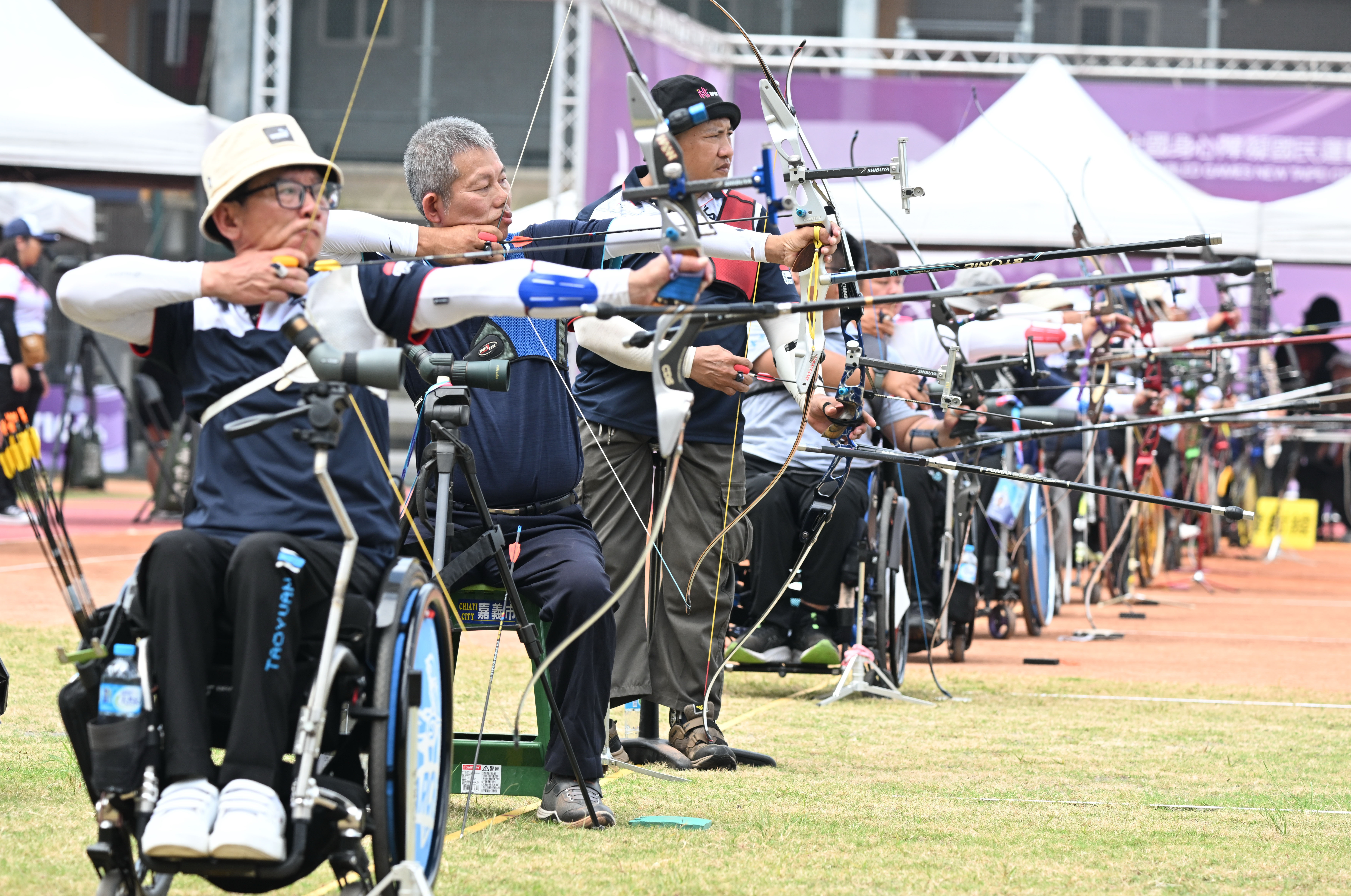 全障運射箭反曲弓賽事在豔陽天開賽