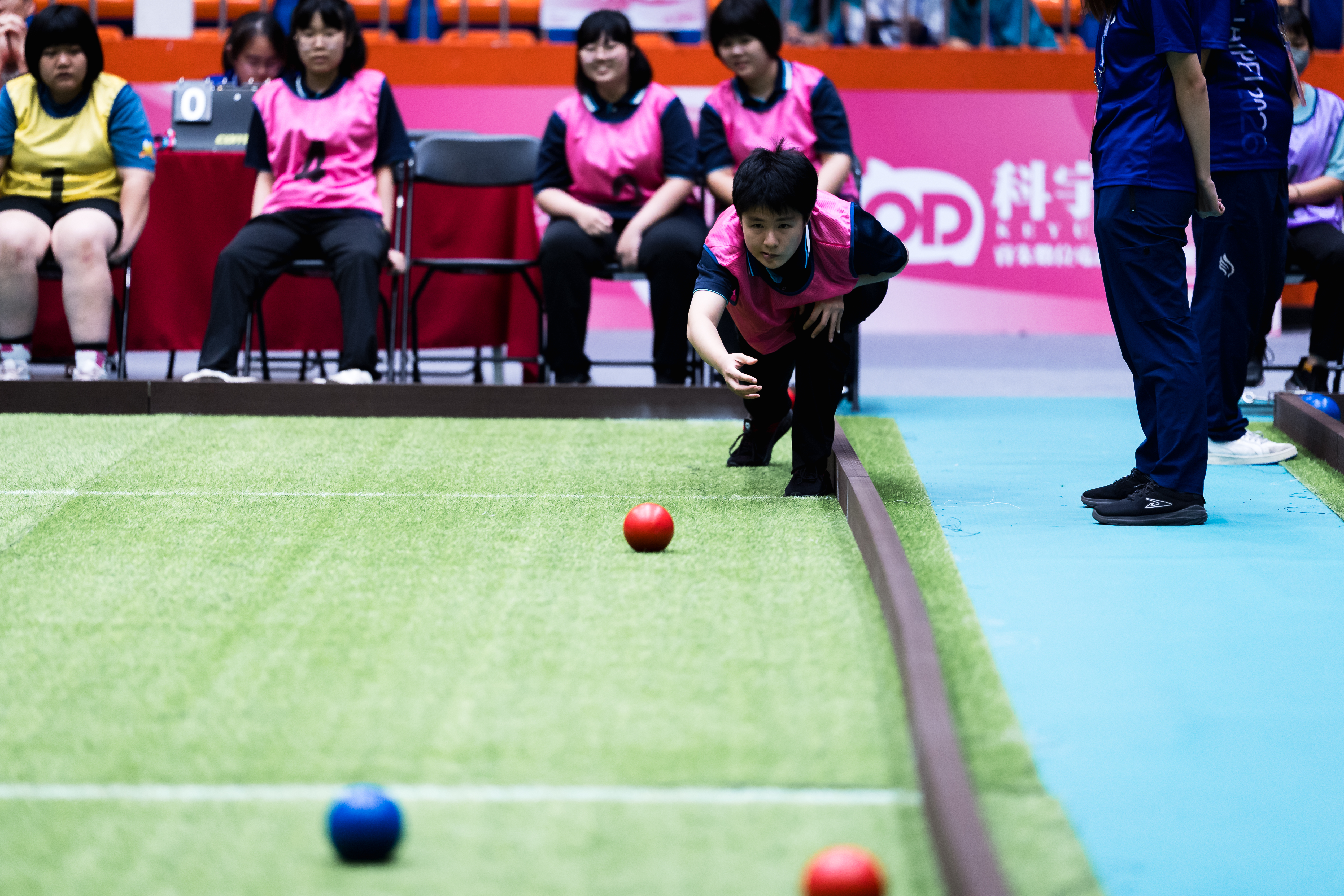 特奧滾球首度移師室內賽場 選手專注挑戰純實力對決