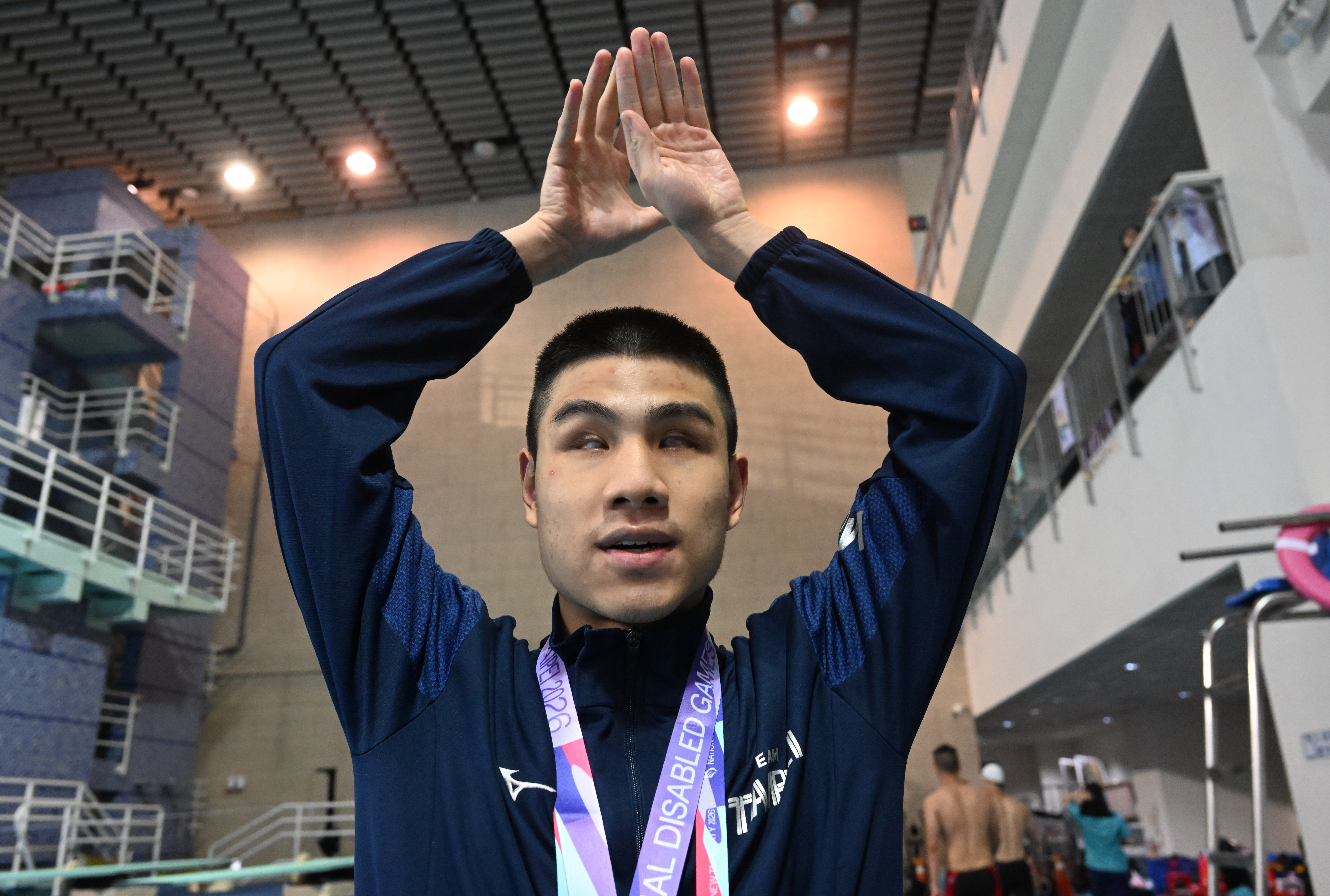 林立翔賽前會特別練習跳水動作03