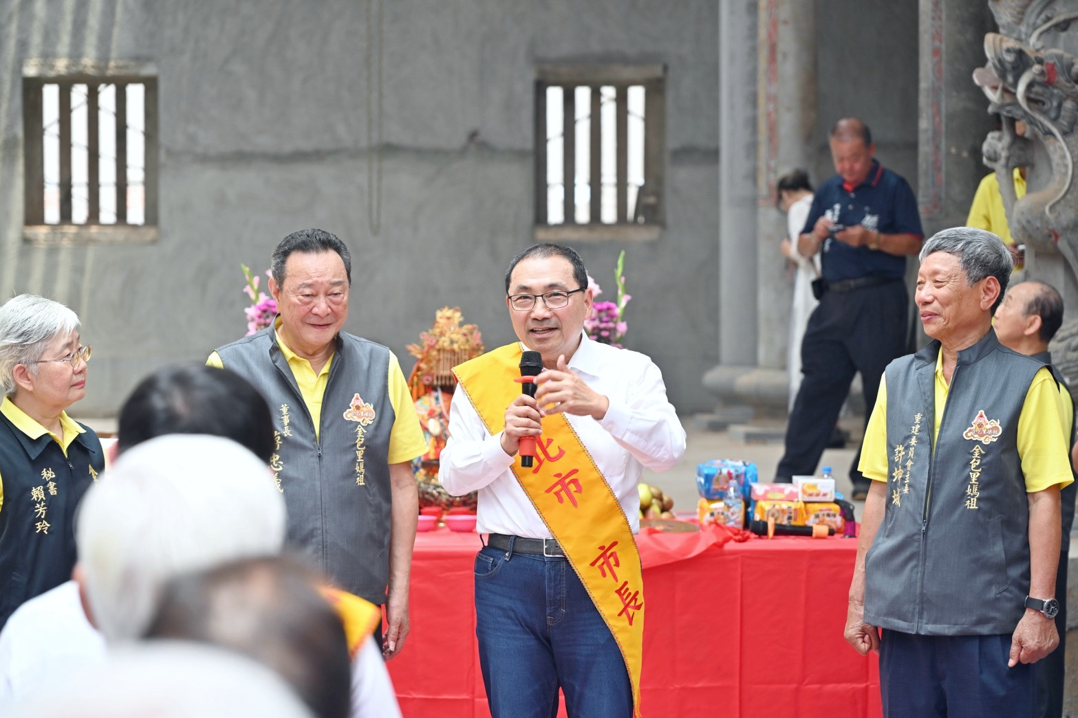 侯友宜表示，金包里慈護宮已有逾200年歷史，除了是金山地區重要宗教信仰中心，更別具文化意義與歷史價值，故市府於108年將其核定為市定歷史建築。