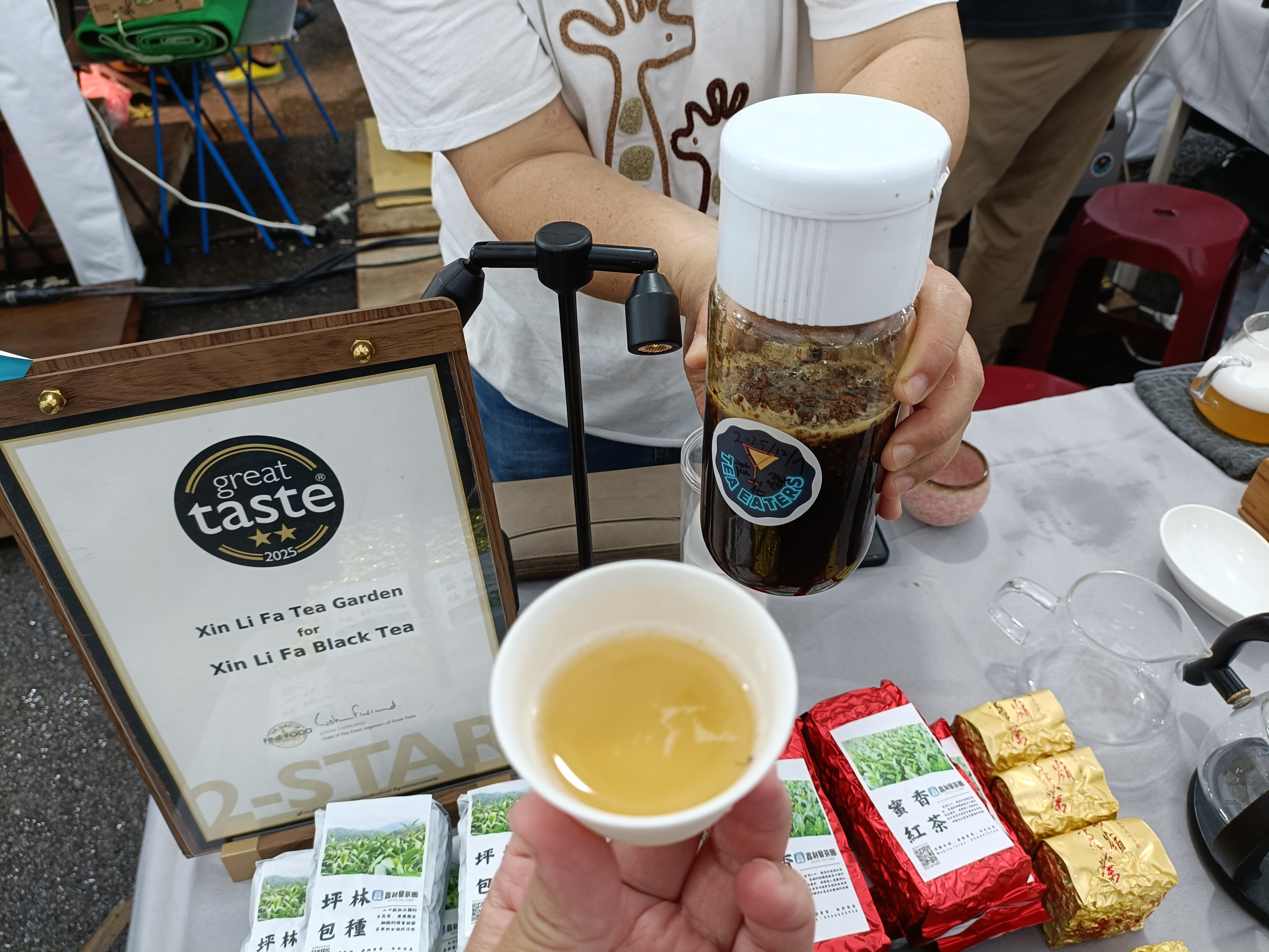 茶農自製桂花蜂蜜包種茶