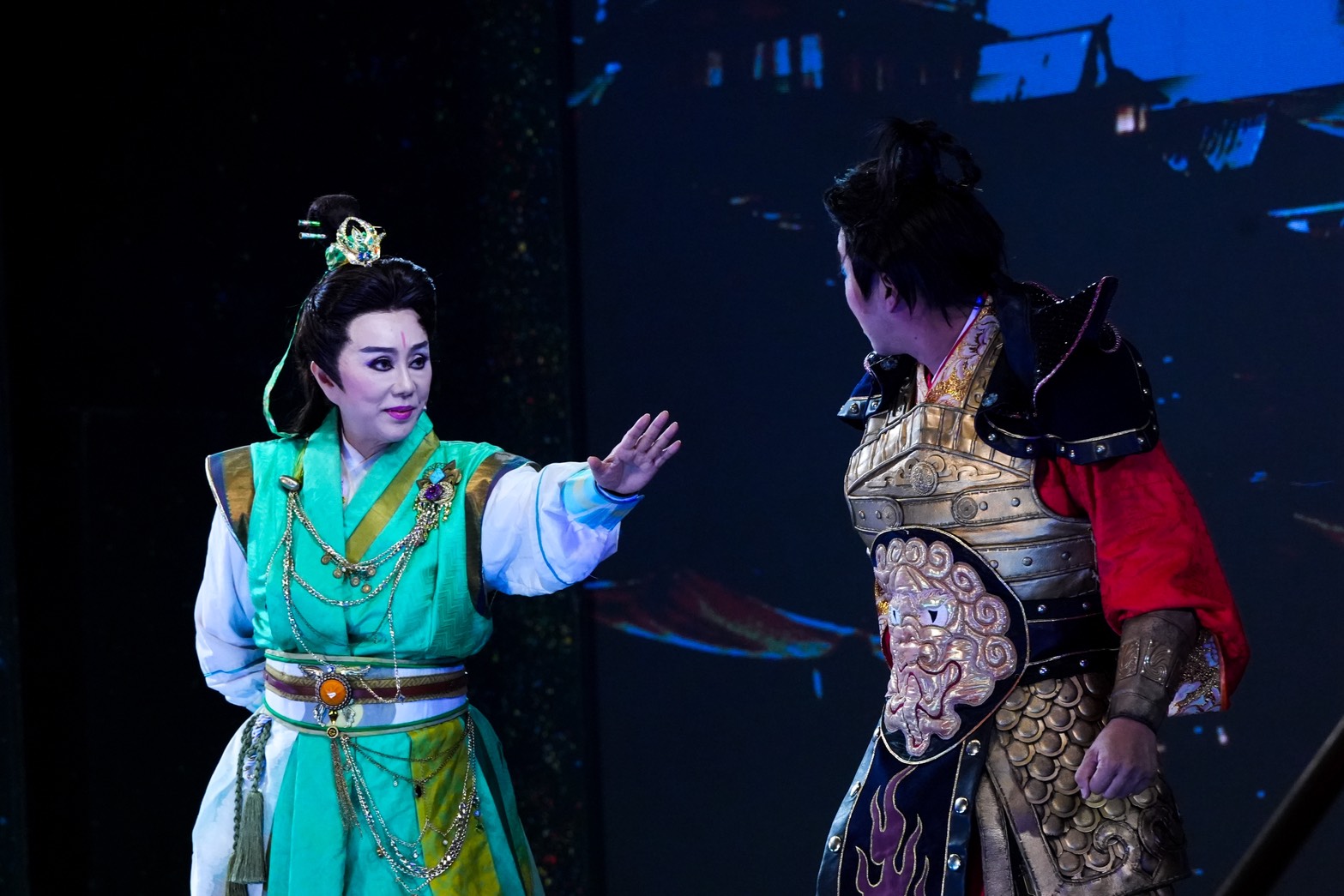 明華園戲劇總團《李靖斬龍》，由無敵小生孫翠鳳領銜主演。