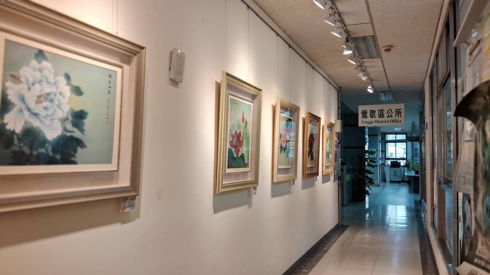 鶯歌區公所1樓展示作品