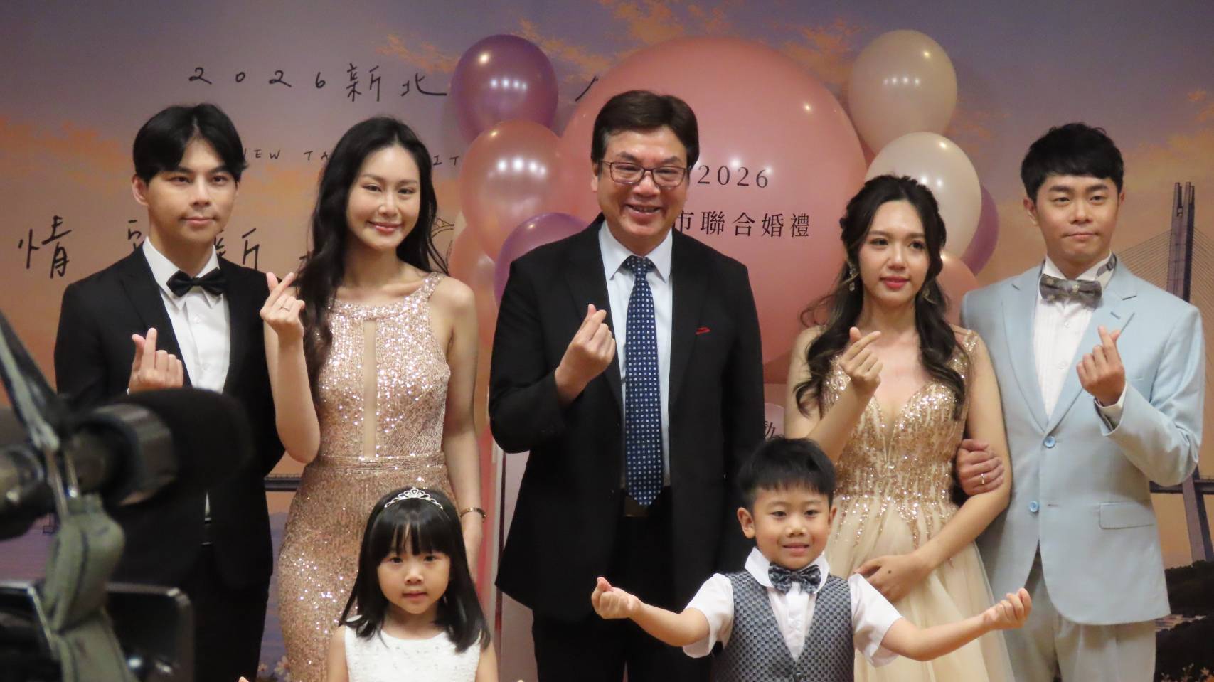 劉副市長和然鼓勵新人報名參加新北市聯合婚禮，讓新北市成為幸福起點，成家的堅強後盾。