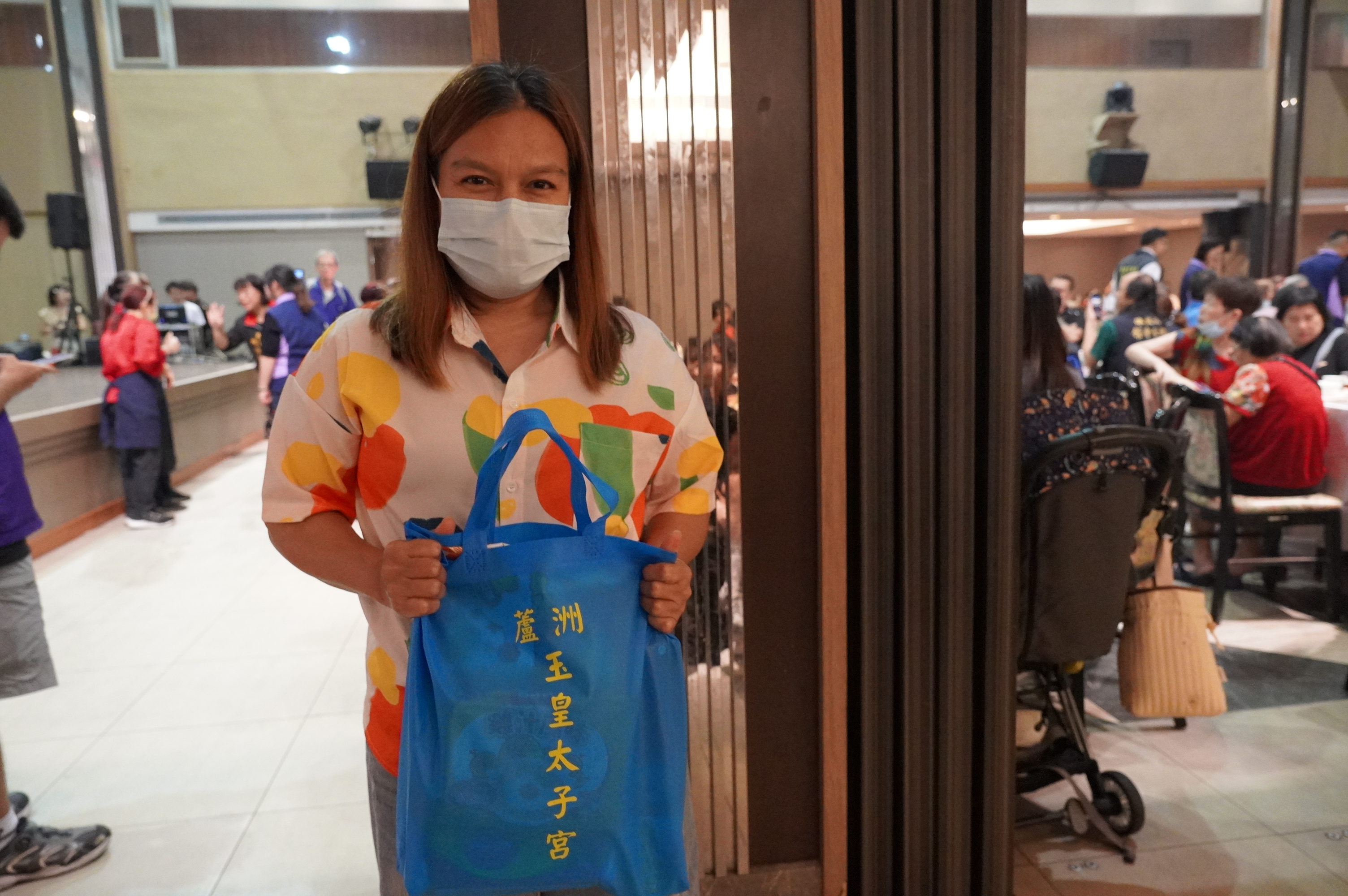 育有兩對雙胞胎的小美受邀參加並表達感謝之意。