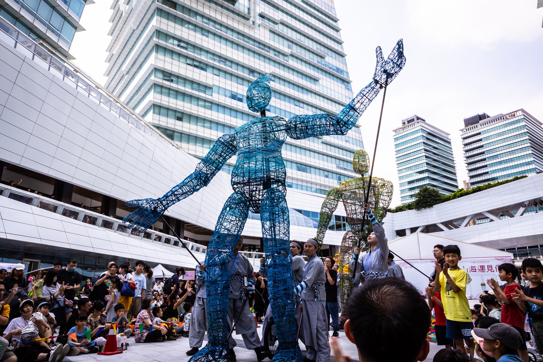 無獨有偶工作室劇團將於6月27日在新北市美術館戶外園區演出《山與海》。(攝影-張瑞宗)