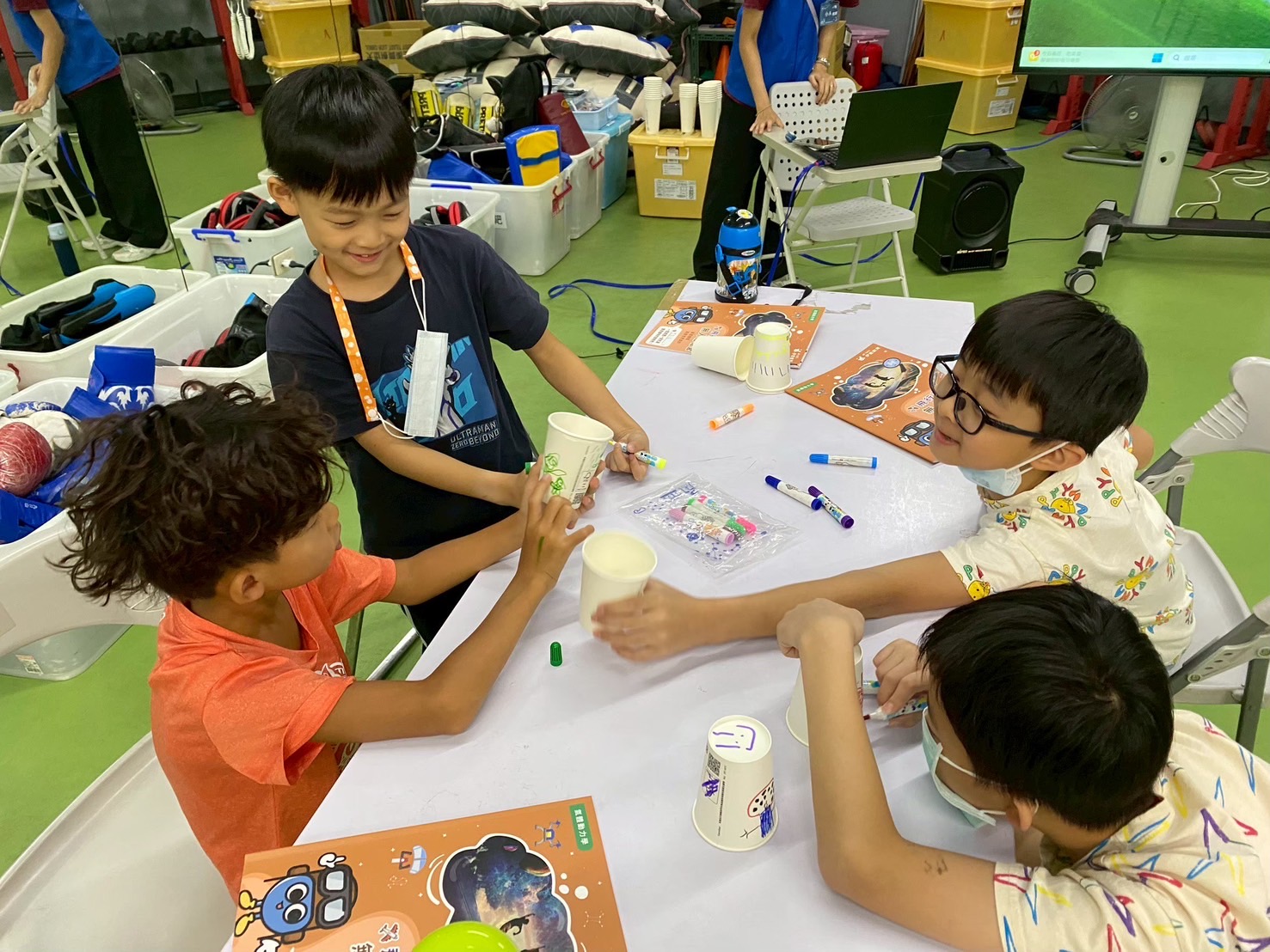 新莊運動中心科學運動營 結合運動科學與趣味實驗啟發孩子探索力(資料照，照片來源｜新莊運動中心)
