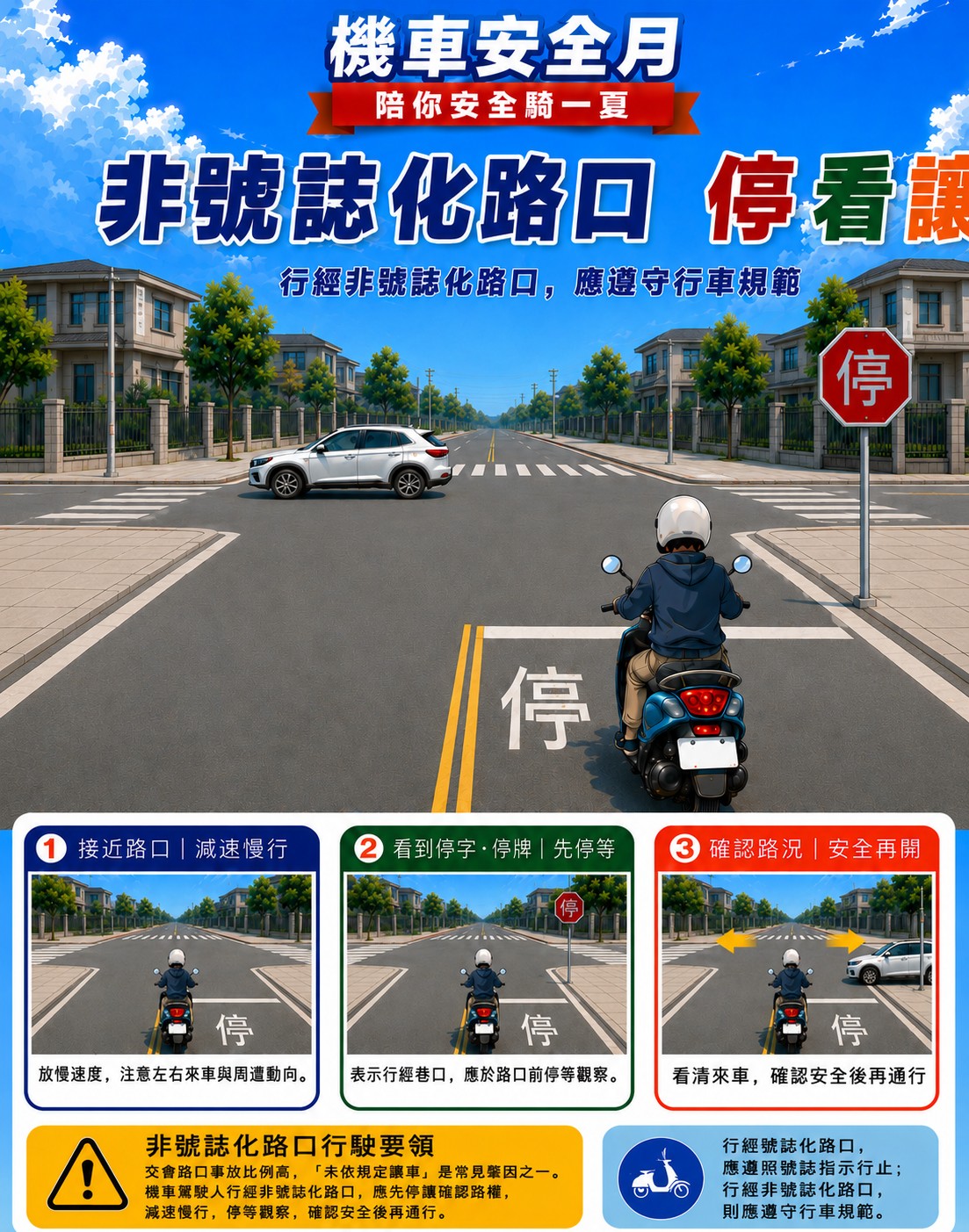 路口停讓