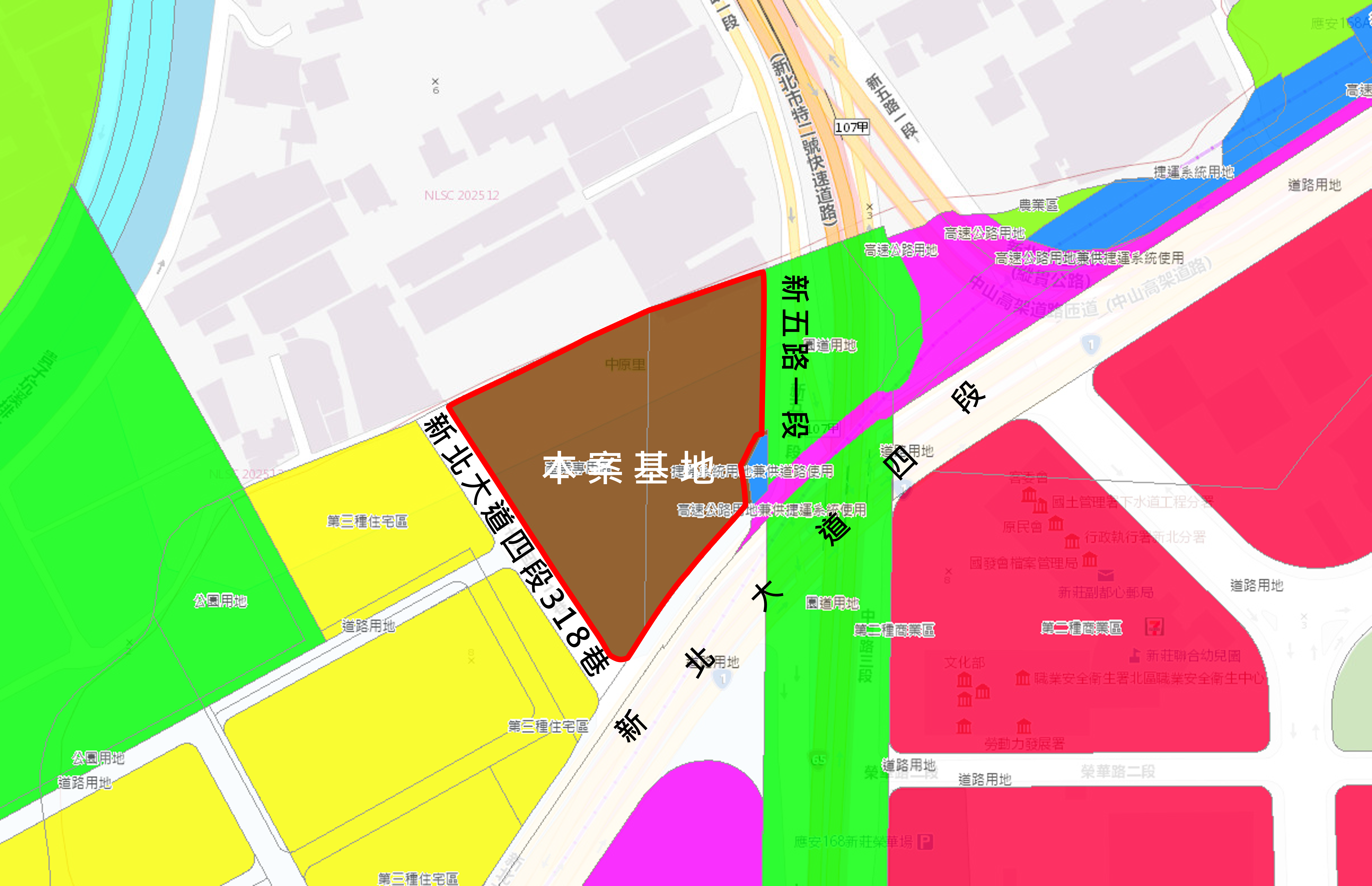 本次公告招商土地面積合計約1.63公頃，屬產業專用區，區位條件良好、交通便捷，具備發展高附加價值產業之優勢。