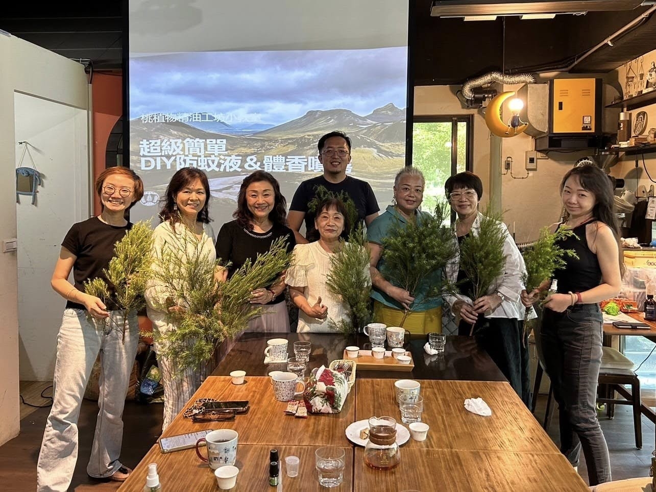 桃植物精油工坊辦理課程，讓民眾從認識精油植物並了解精油各式功能