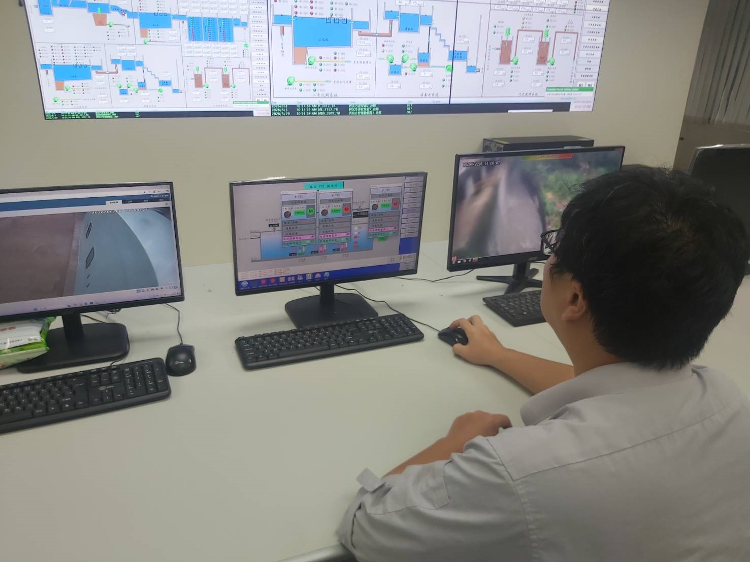 林口區9座揚水站增設遠端監控系統操作人員24小時監控