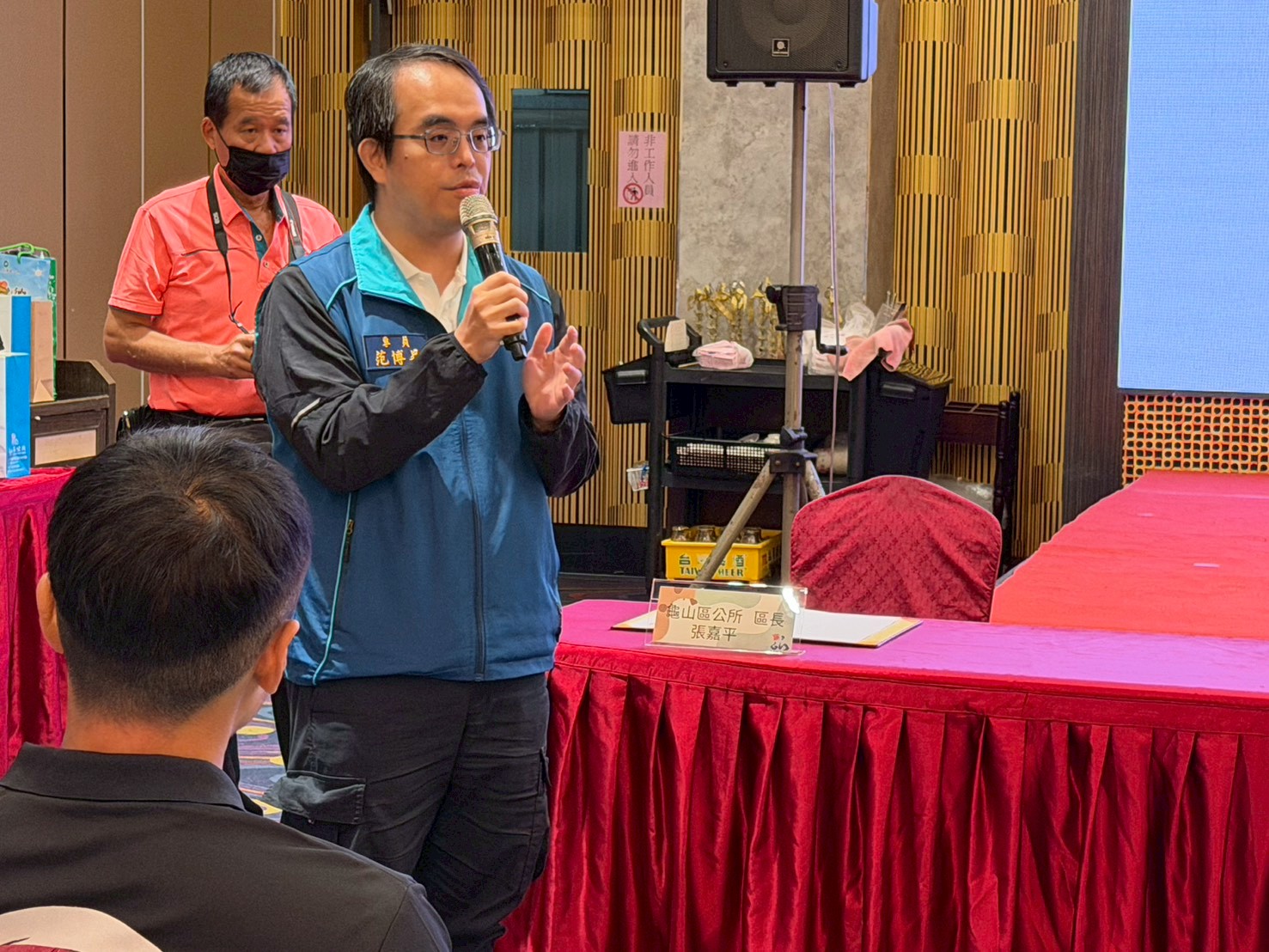 民政局兵勤科專員范博昇蒞臨指導