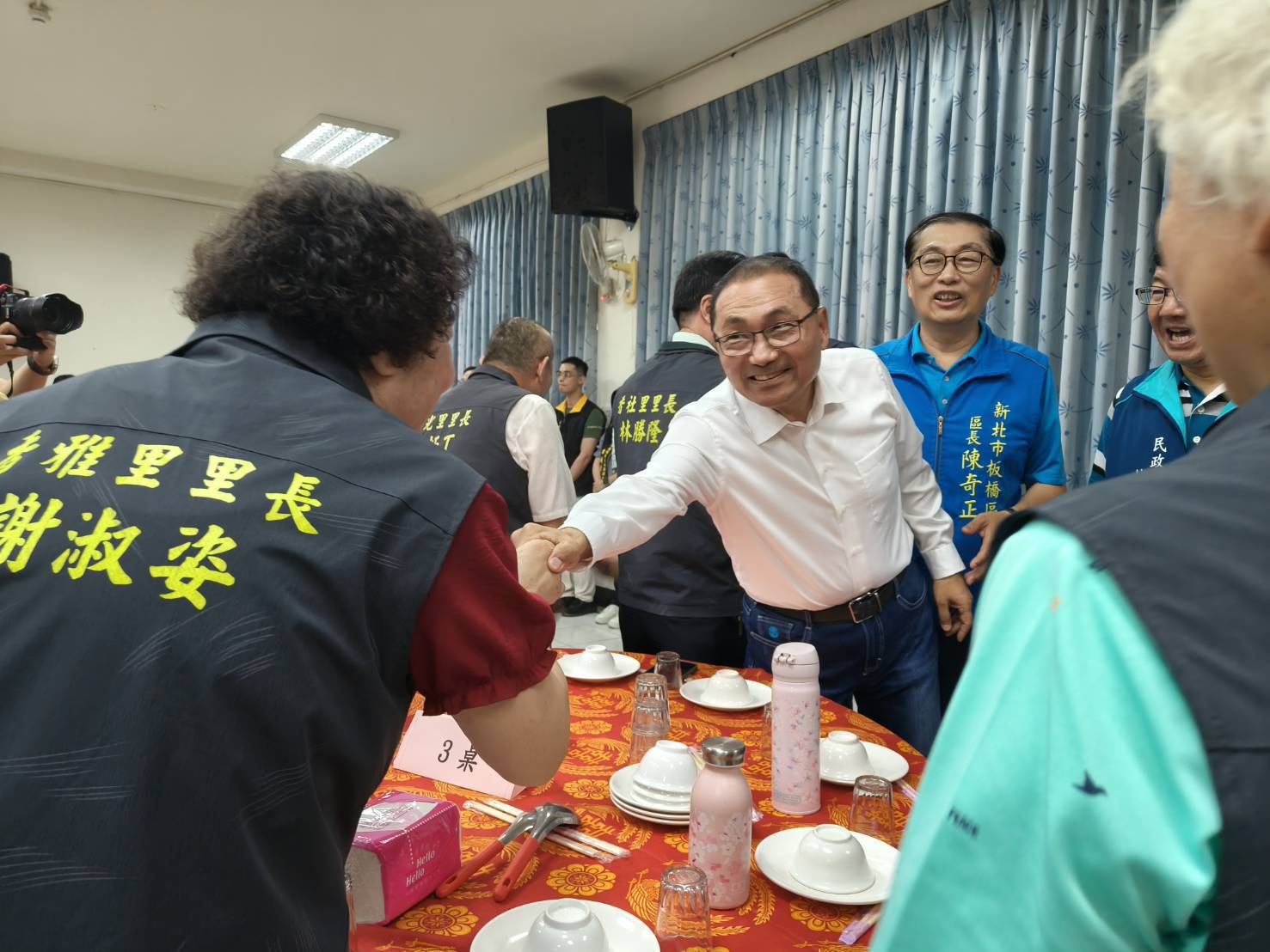 市長侯友宜感謝里長們長期協助推動市政。