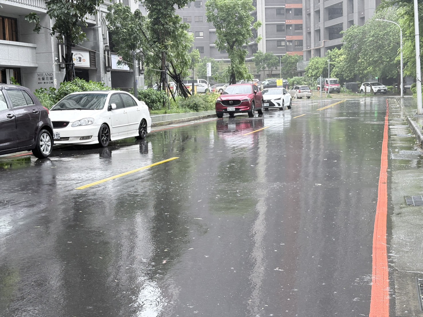 全市紅黃線明日仍開放停車
