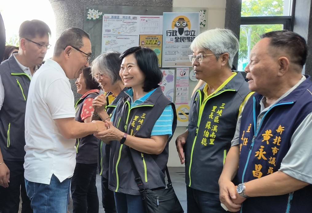 展現跨域治理效能，市長侯友宜感謝地方里長長期發揮溝通橋樑角色，與市府攜手讓三鶯地區基層建設再升級。