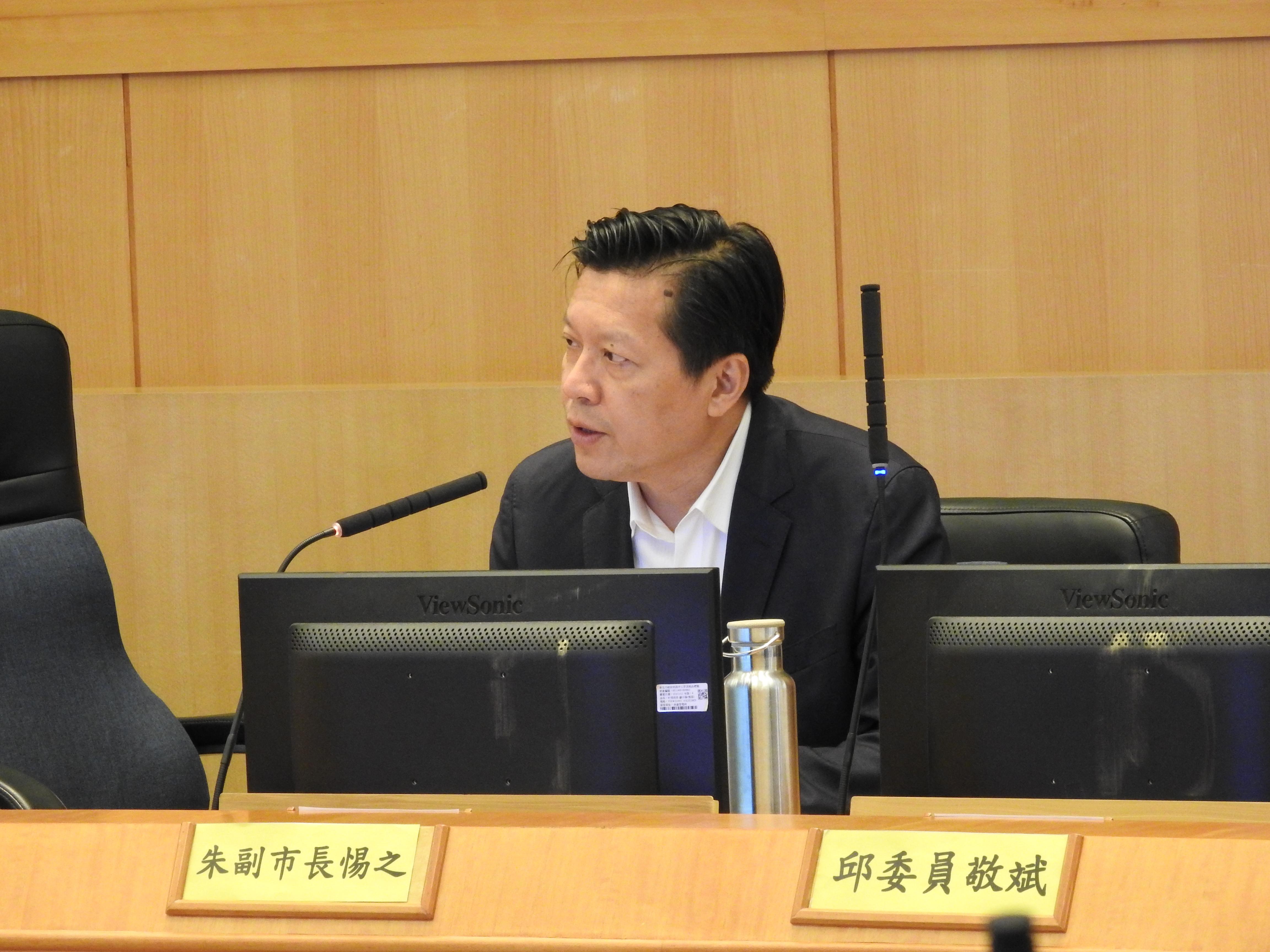 副市長朱惕之強調廉政工作的重要性
