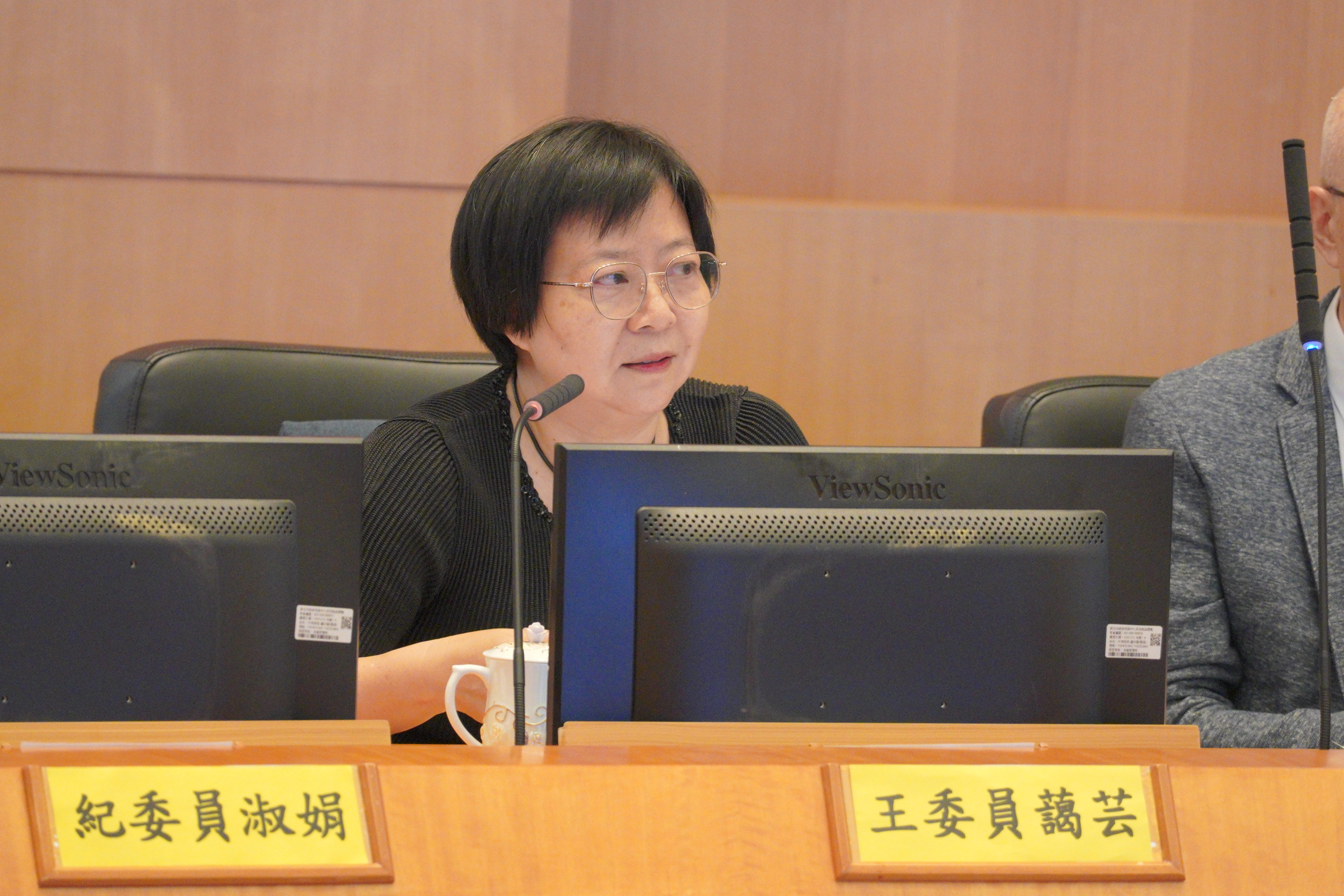 本次廉政會報出席外聘委員謙信法律事務所律師王藹芸