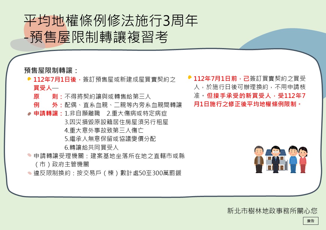 海報_預售屋限制轉讓複習考