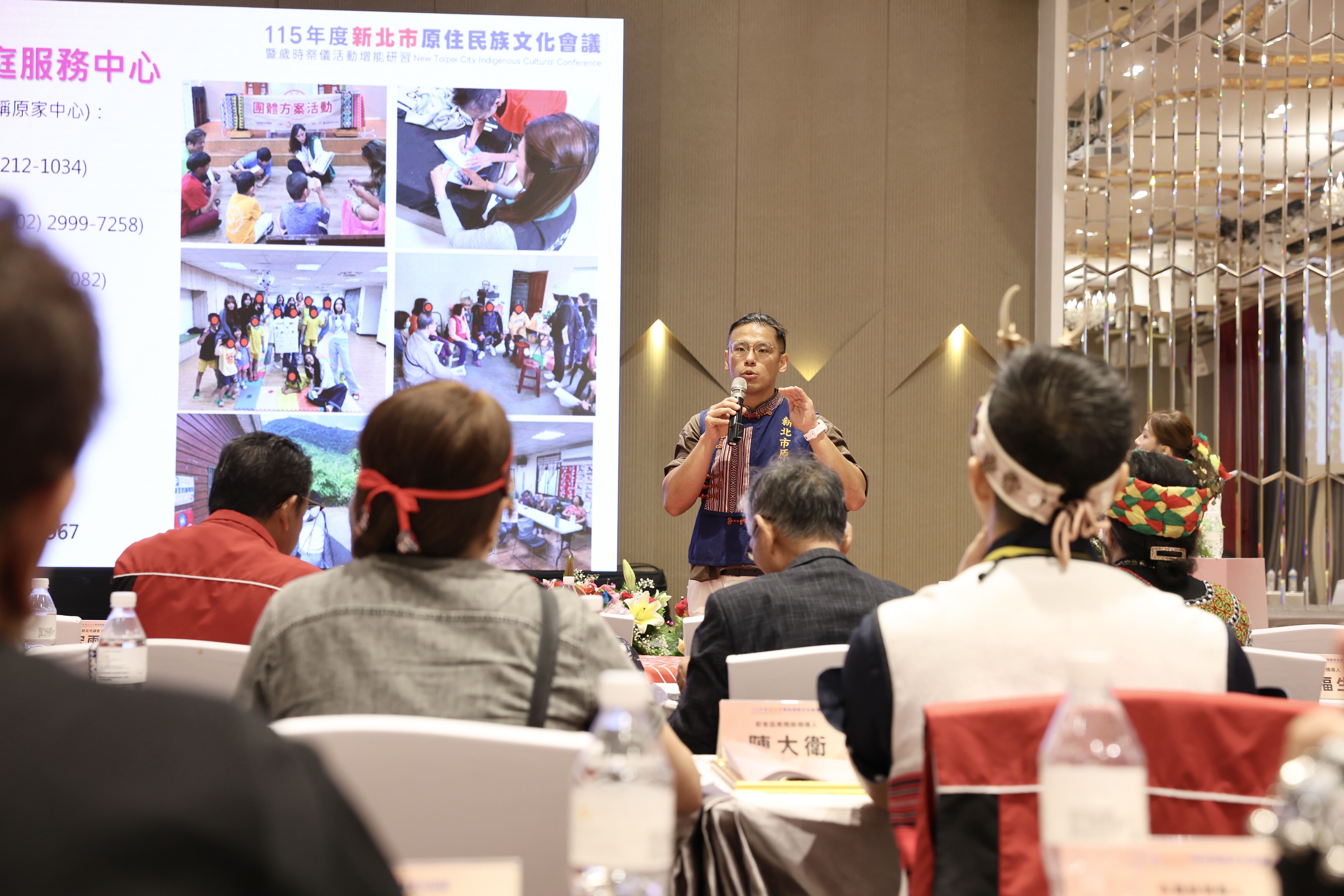 ▲新北市原民局各科室主管進行業務簡報。(圖/新北市政府原民局提供)