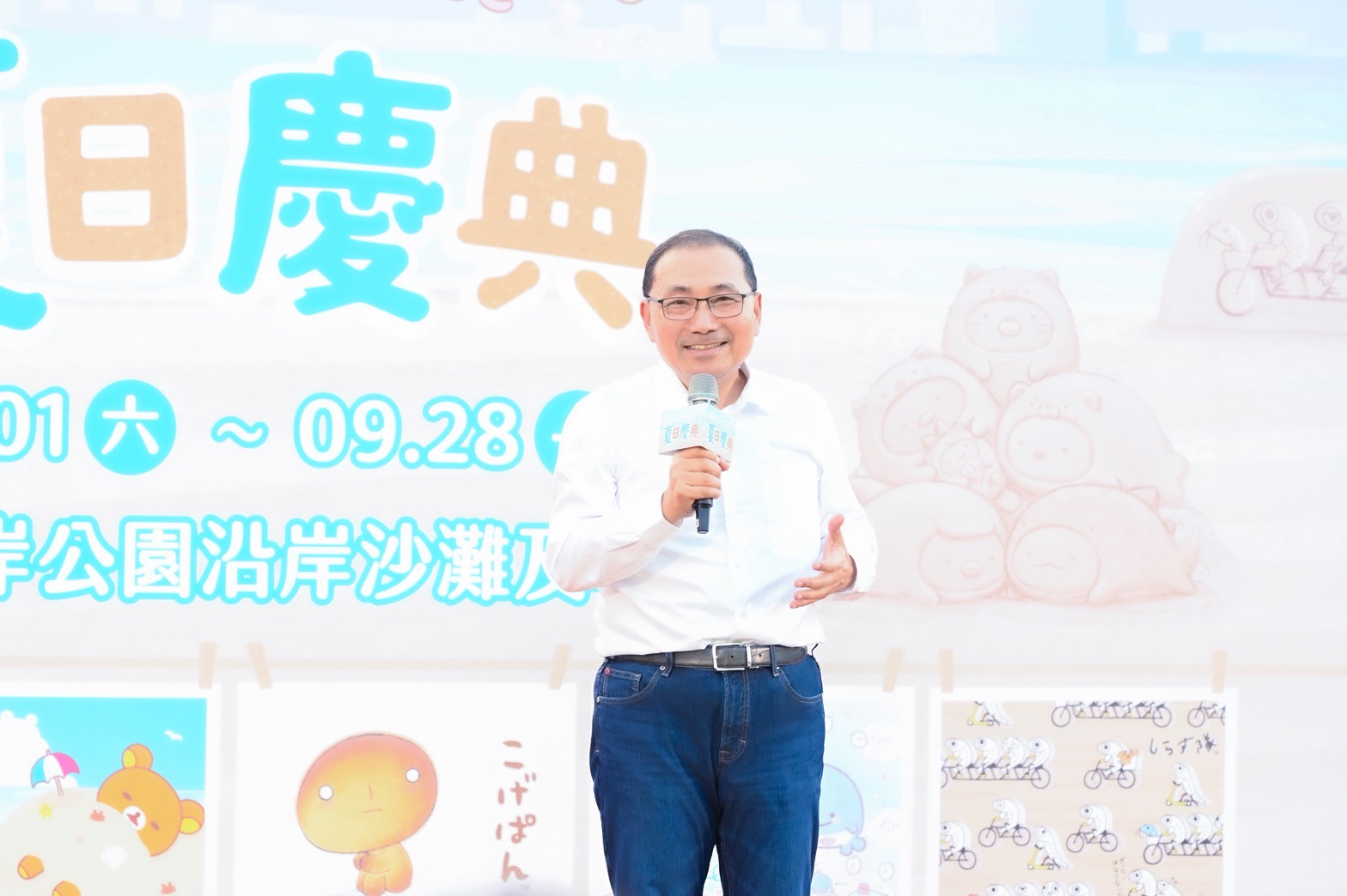 2026八里城市沙雕展盛大登場，侯友宜邀民眾暢遊雙水岸。