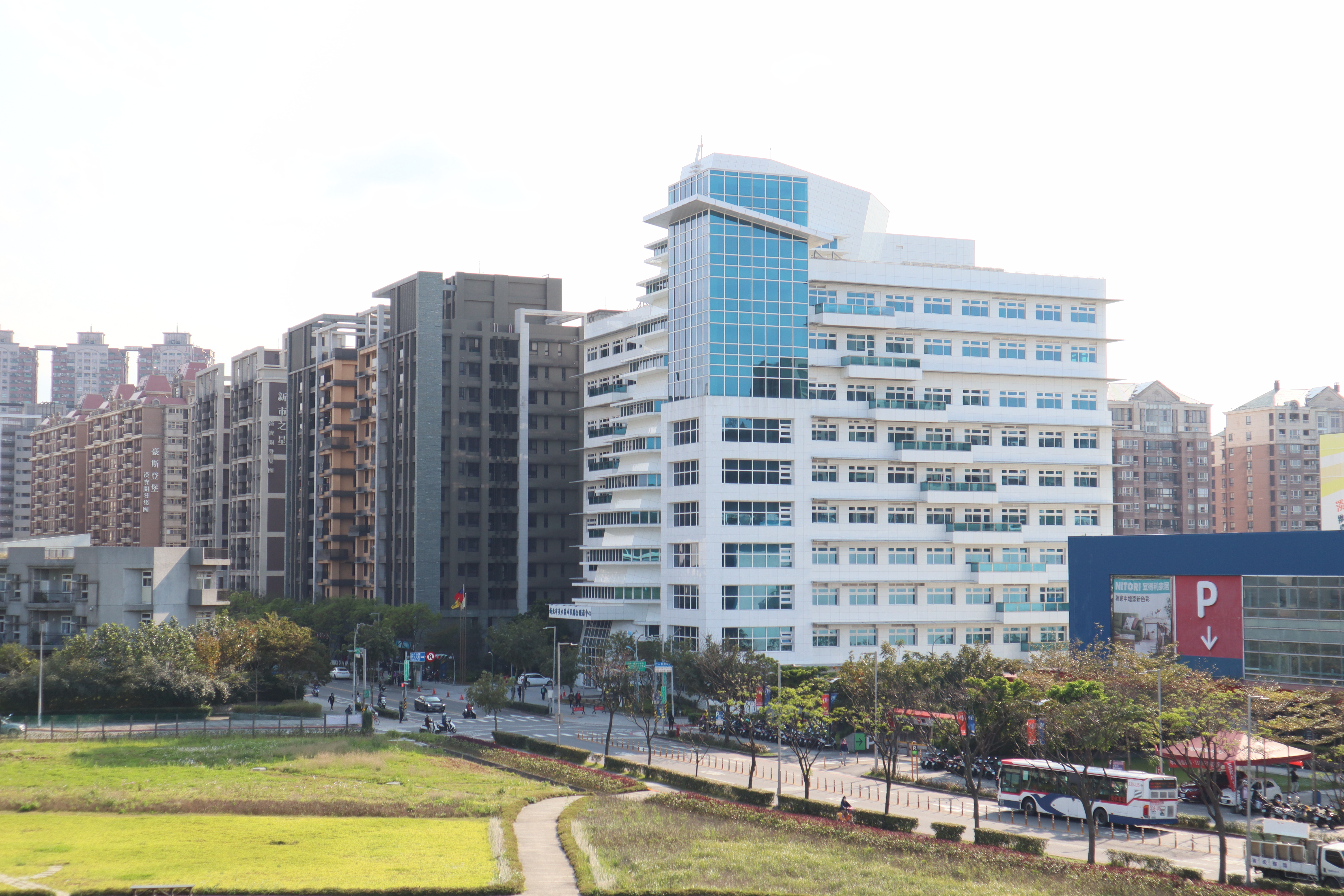7月成交量增加最多為淡水區，照片為淡海新市鎮一帶