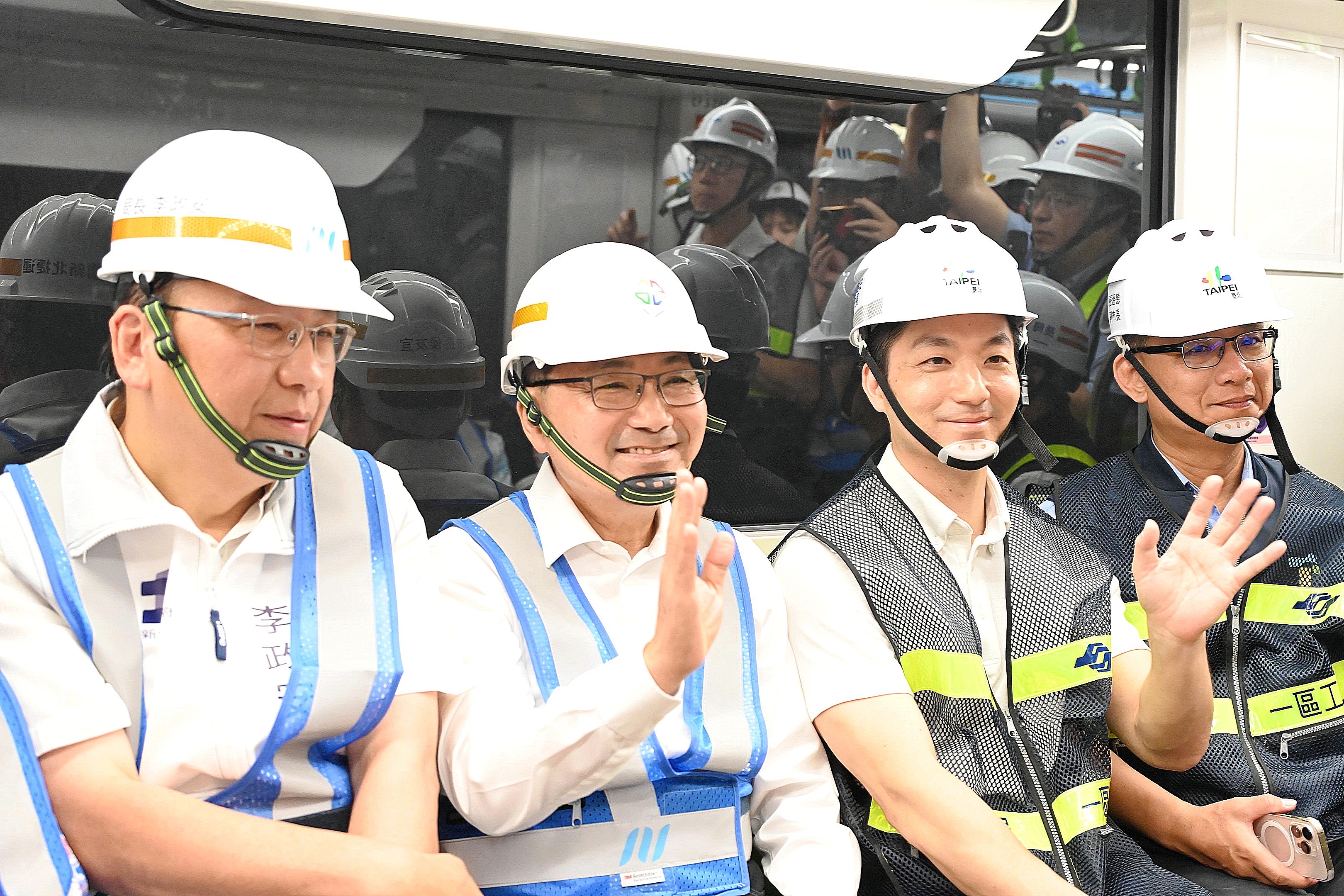 新北市長侯友宜今（3）日視察萬大中和線主線動態測試成果