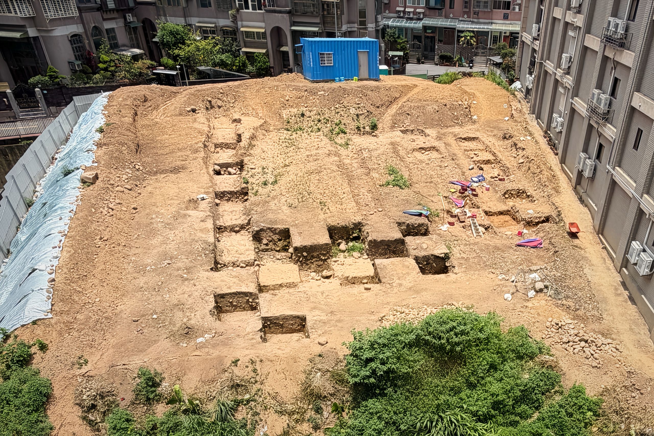 新北市五股「石土地公Ⅱ遺址」實景照。
