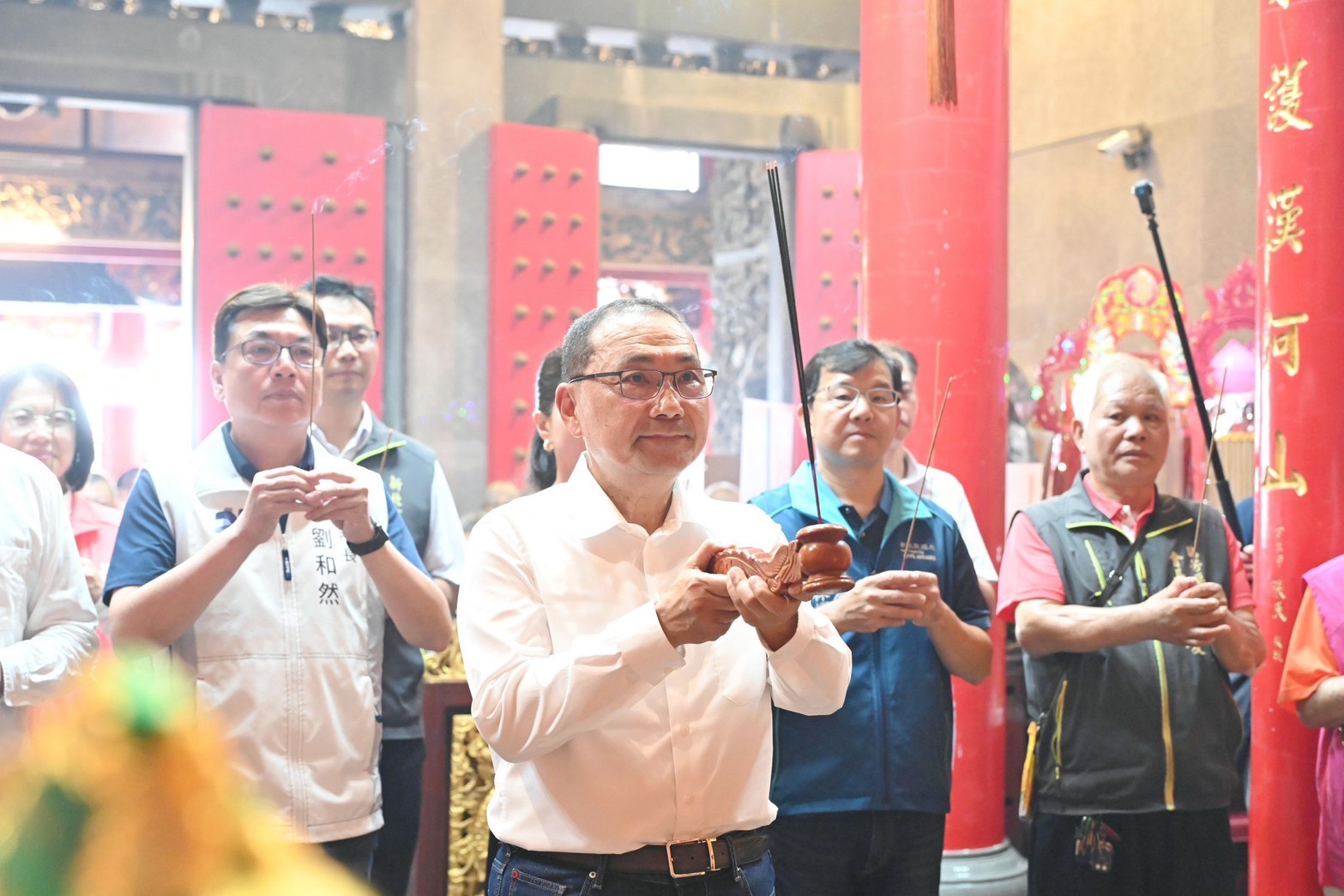 瑞芳、九份及金瓜石因礦業發展而興盛，關聖帝君更是重要的信仰中心，侯友宜盼透過信仰凝聚向心力，守護地方平安與發展。