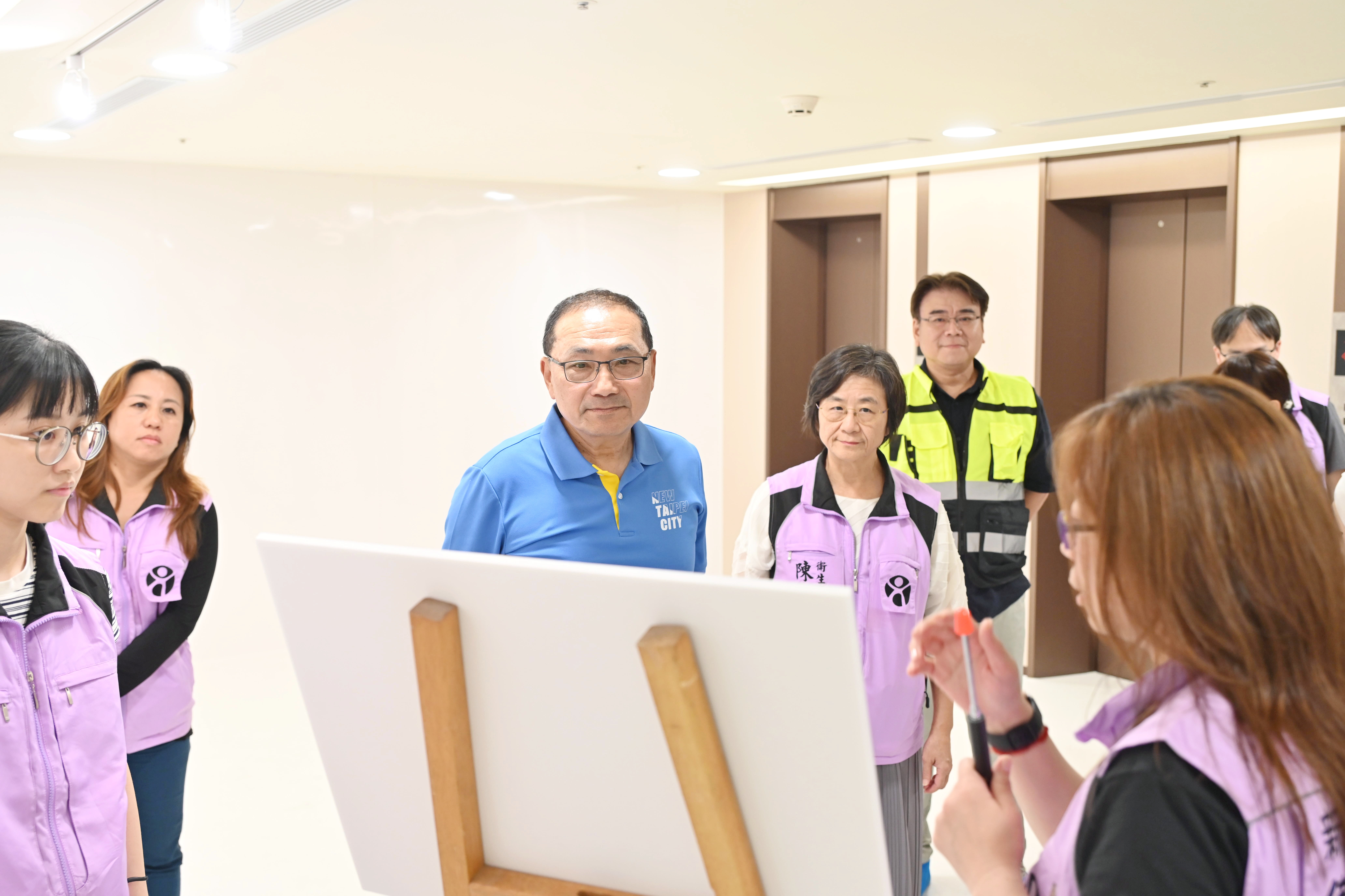 1150817侯友宜市長視察重陽實驗室工程