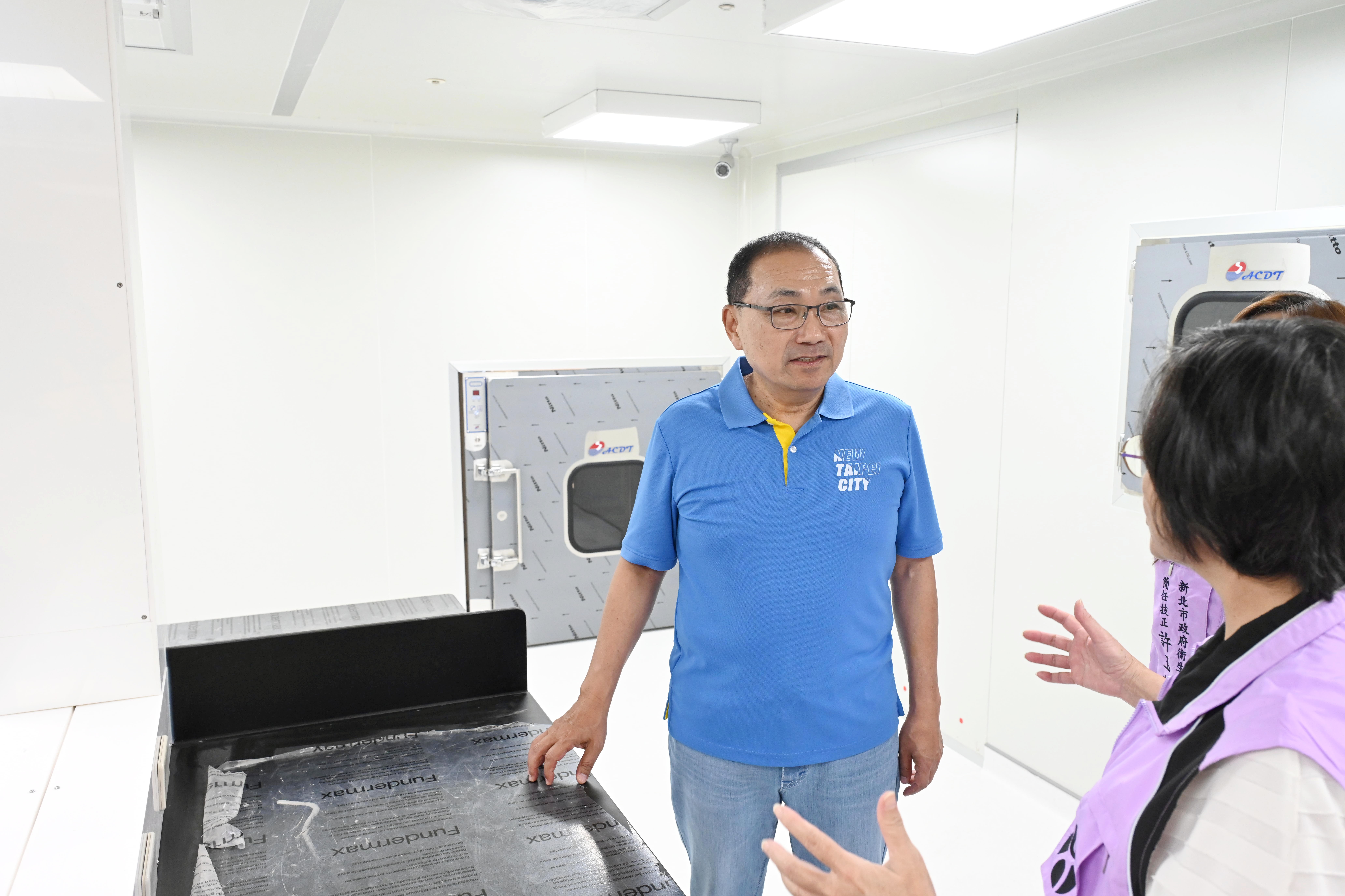 1150817侯友宜市長視察重陽實驗室工程