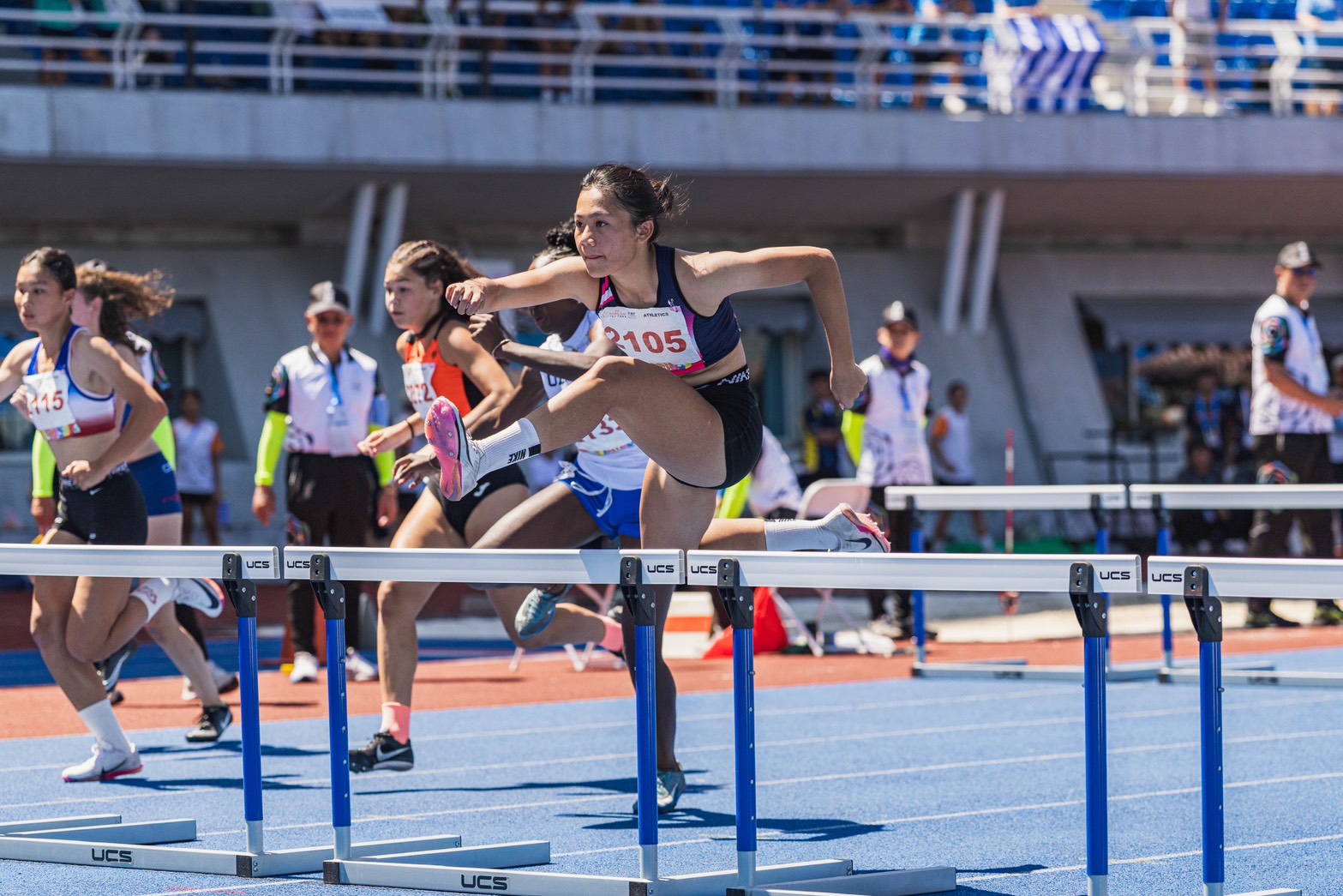 2026國際少年運動會＿新北明德高中林子婕　女子80公尺跨欄連三屆摘金