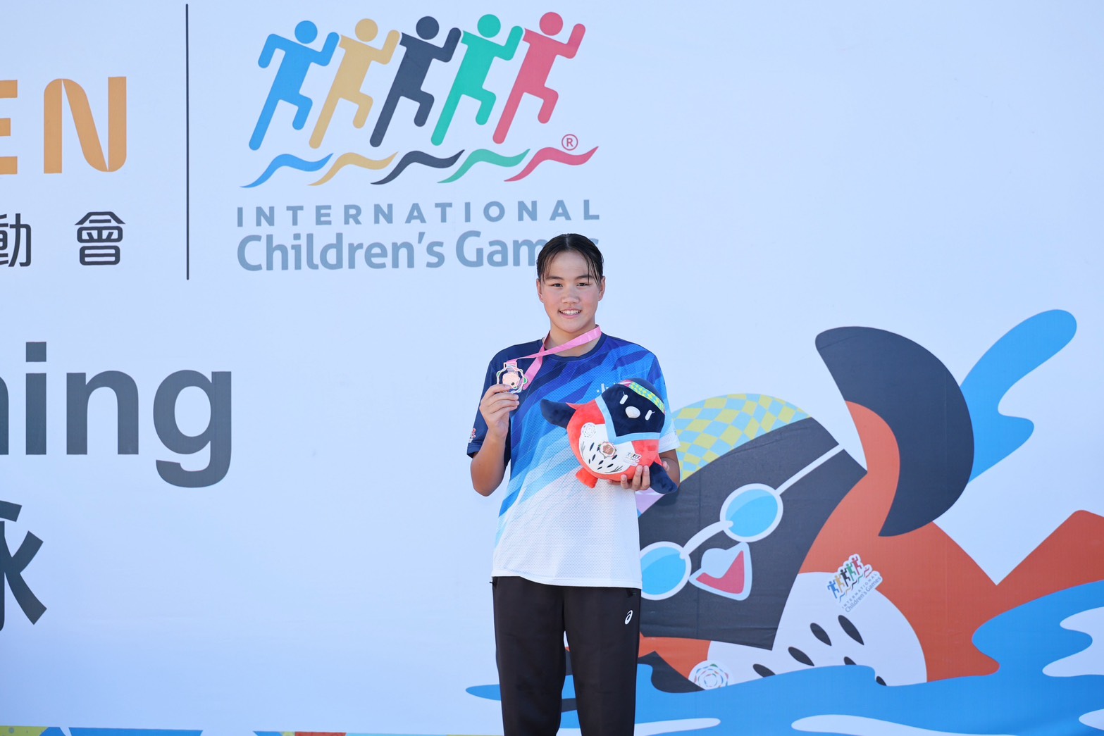 2026國際少年運動會＿新北林口國中劉品岑　女子400公尺自由式金牌