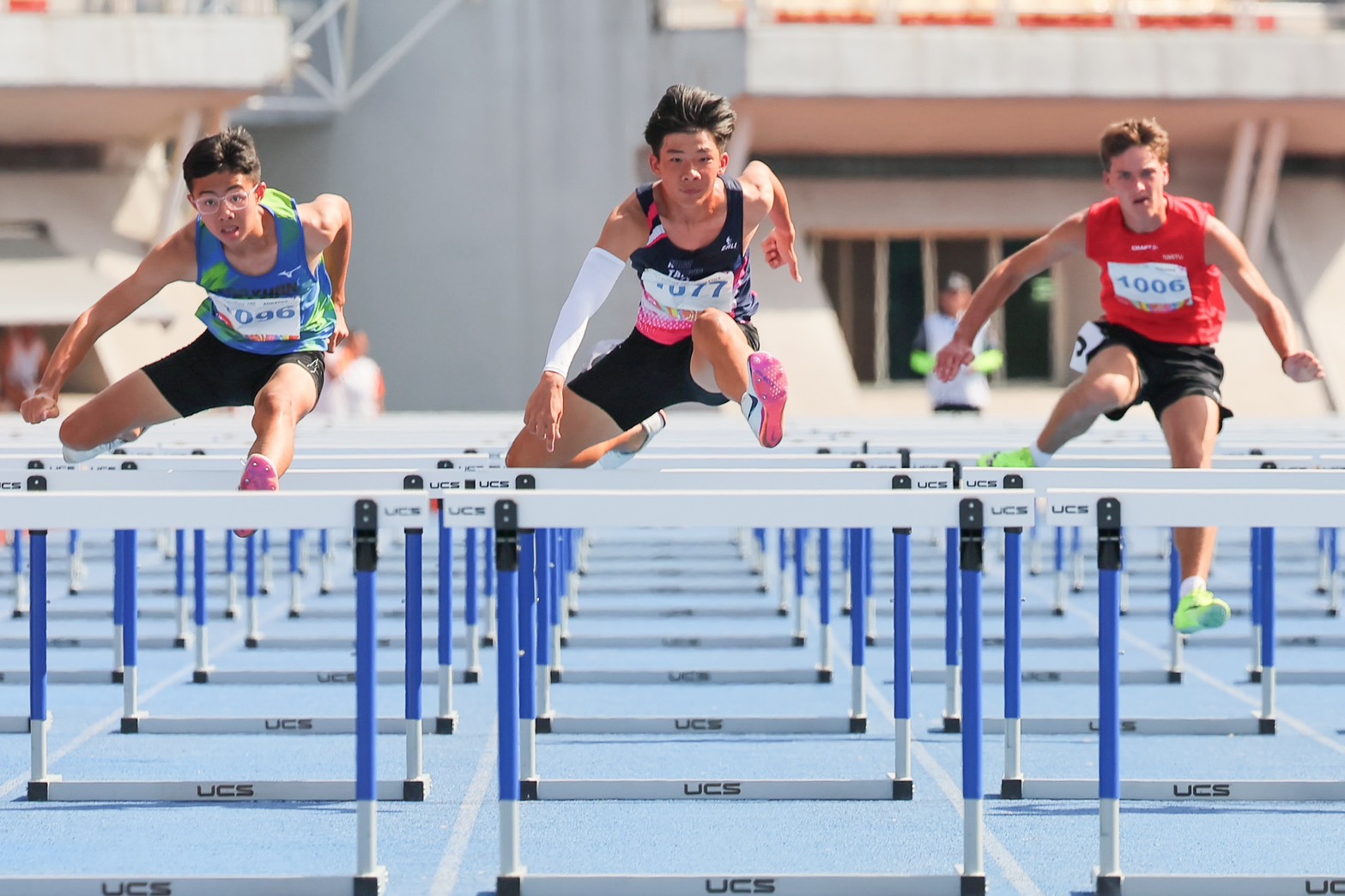 2026國際少年運動會＿新北鷺江國中徐靖祐　男子100公尺跨欄金牌
