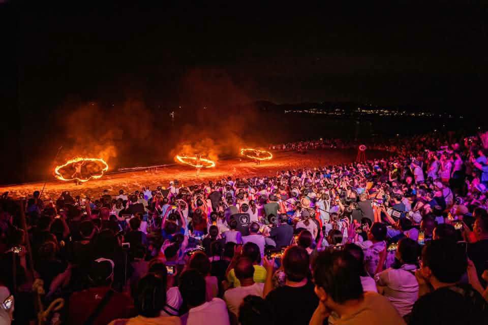 圖1-即將成真火舞團於中角灣的演出 場場爆滿