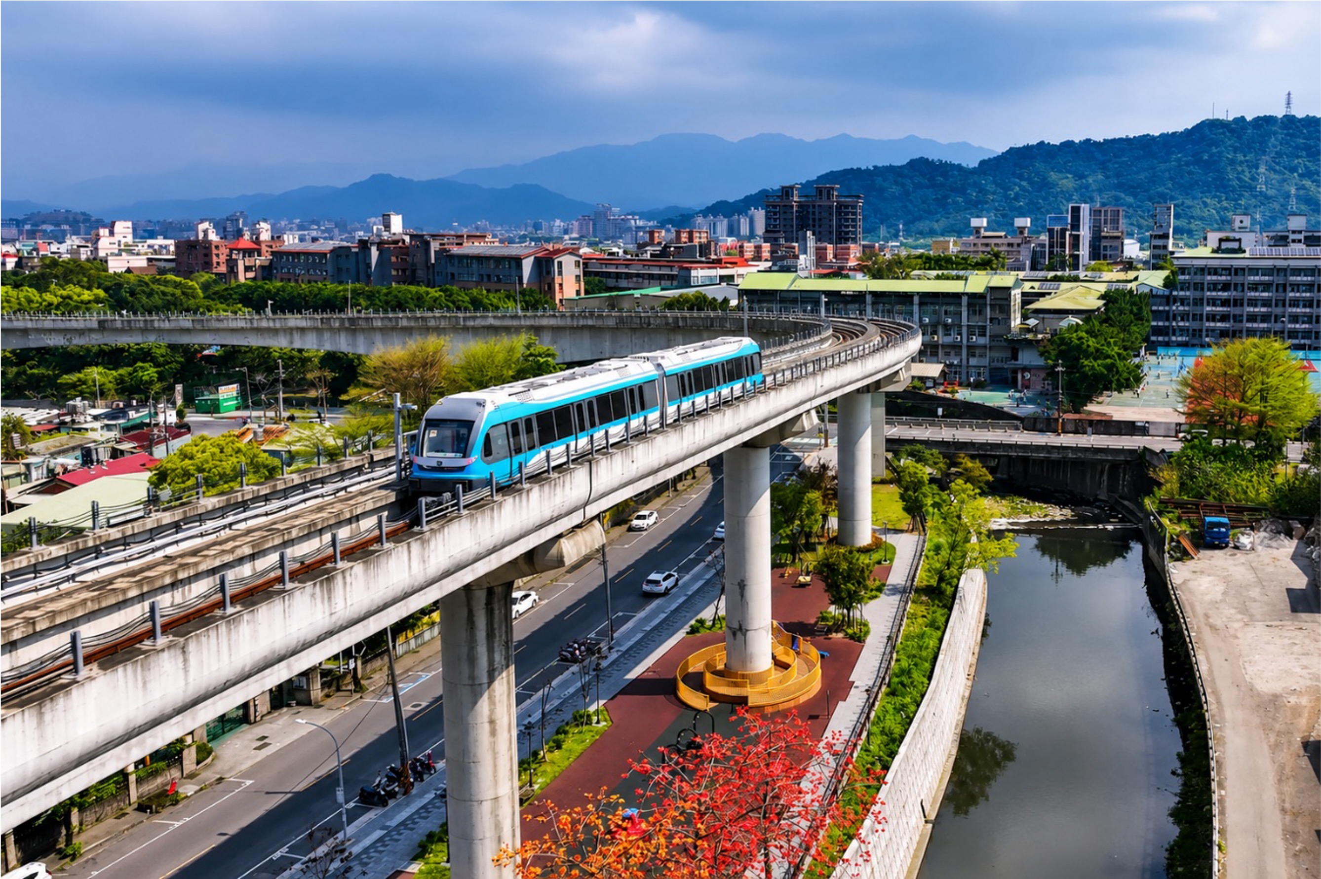 今年7月甫通車的「捷運三鶯線」榮獲115年新北公共工程優質獎。