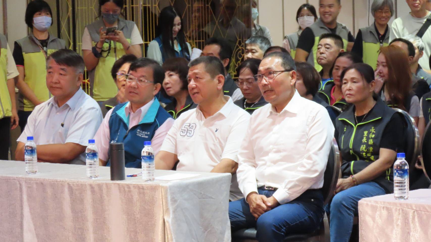 市長侯友宜行動治理基層建設督導永和。