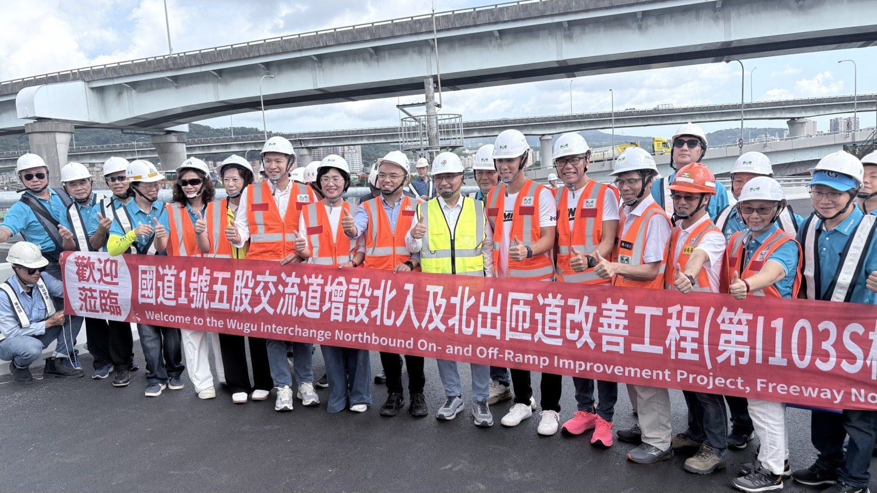 高公局預計五股交流道改善工程將提前於今年10月完工通車