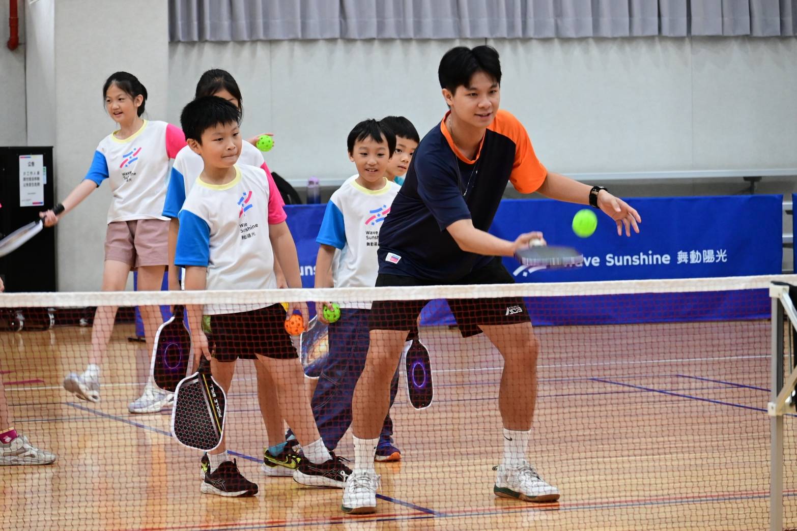 新北淡水運動中心9月底起開設10至13歲兒童匹克球班（照片來源｜淡水運動中心）