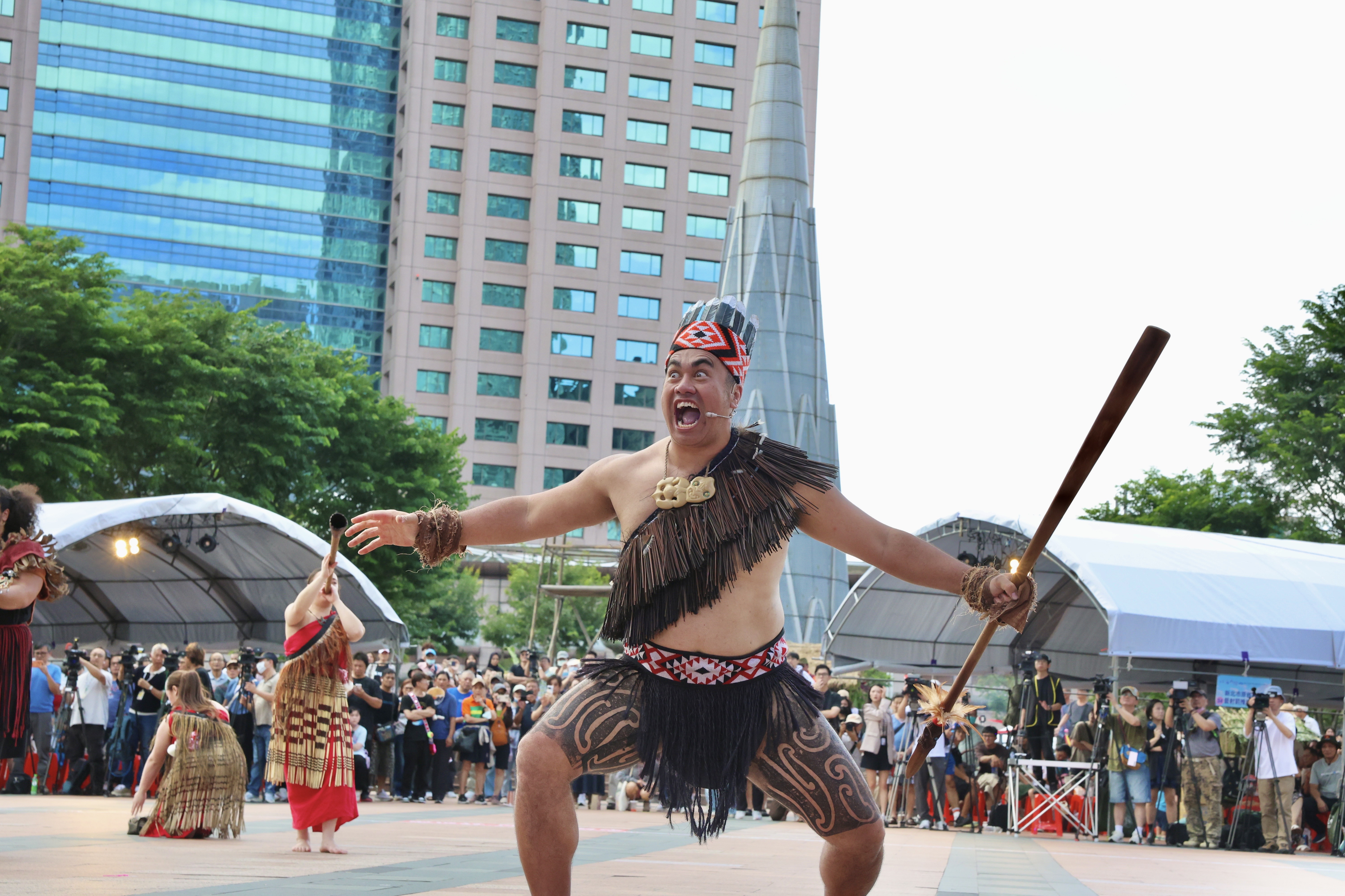 ▲紐西蘭毛利族Te Pā Tū表演團演出。(圖2/新北市政府原民局提供)