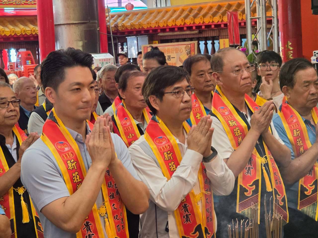 2026北臺灣媽祖文化節今（17）日在財團法人台北市臺灣省城隍廟舉辦「回鑾臺北迎駕安座儀式」。