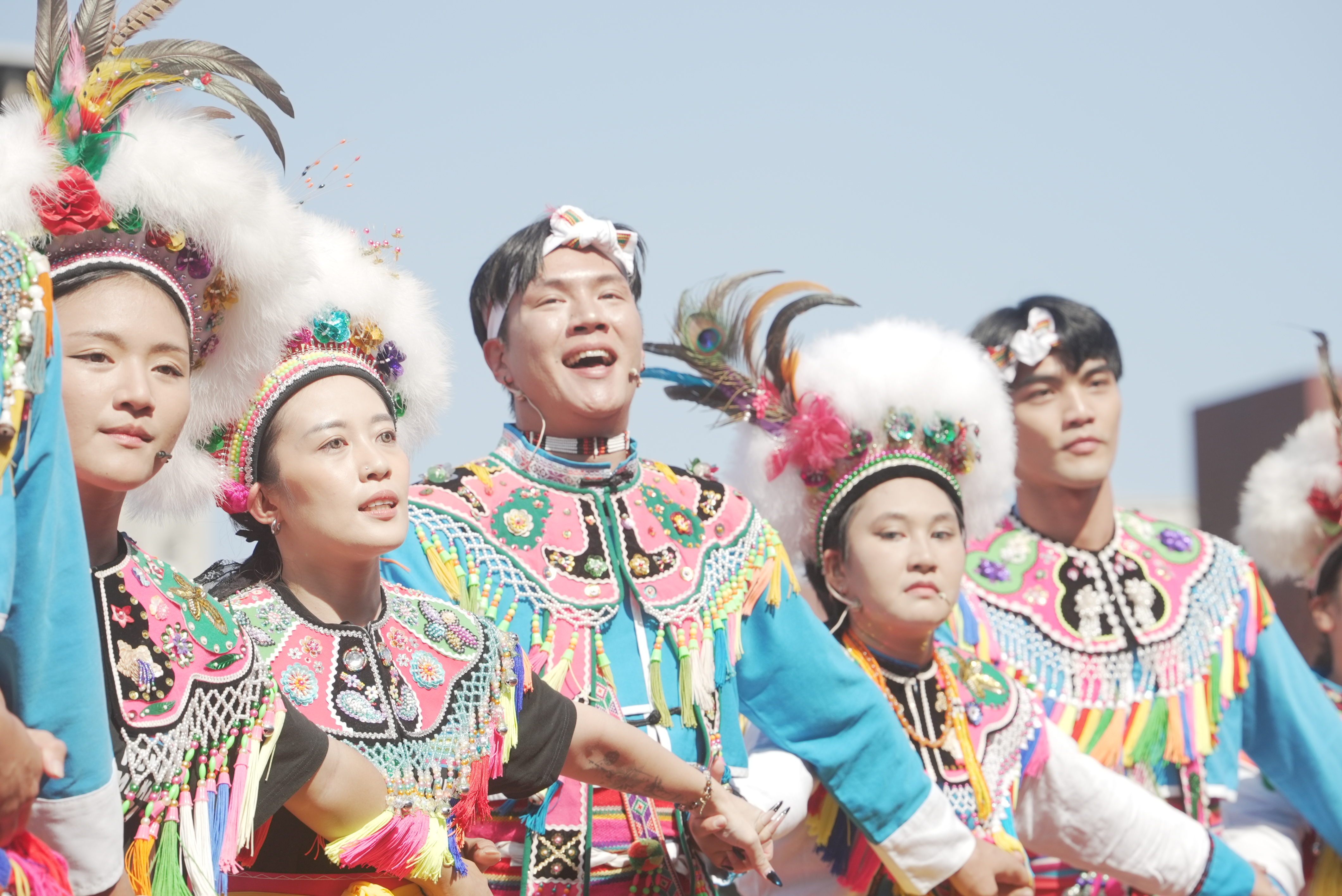 ▲AMIS旮亙樂團精彩的開幕演出。(圖1/新北市政府原民局提供)