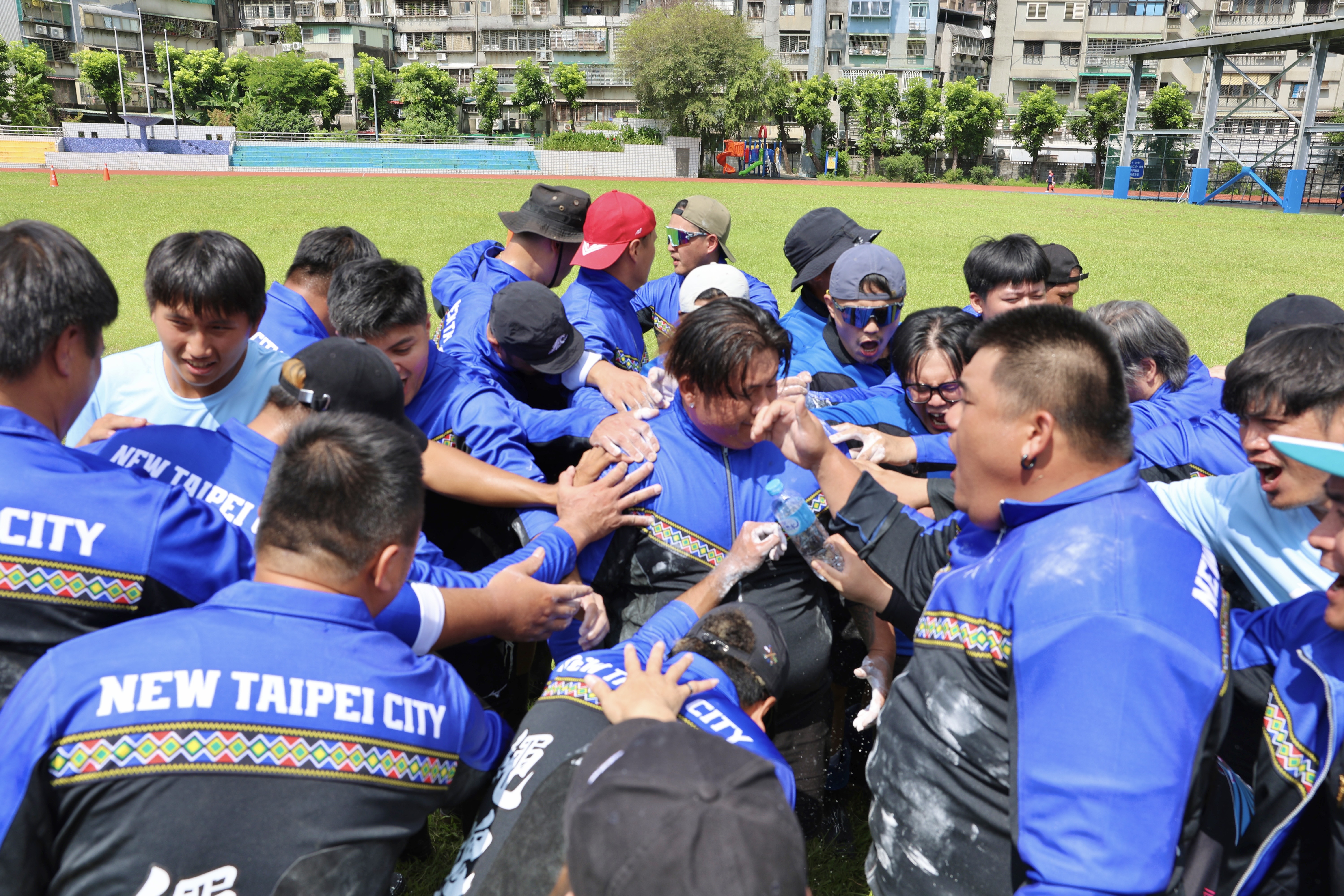 ▲選手全力爭取明年代表新北參加全原運的資格。(圖2/新北市政府原民局提供)