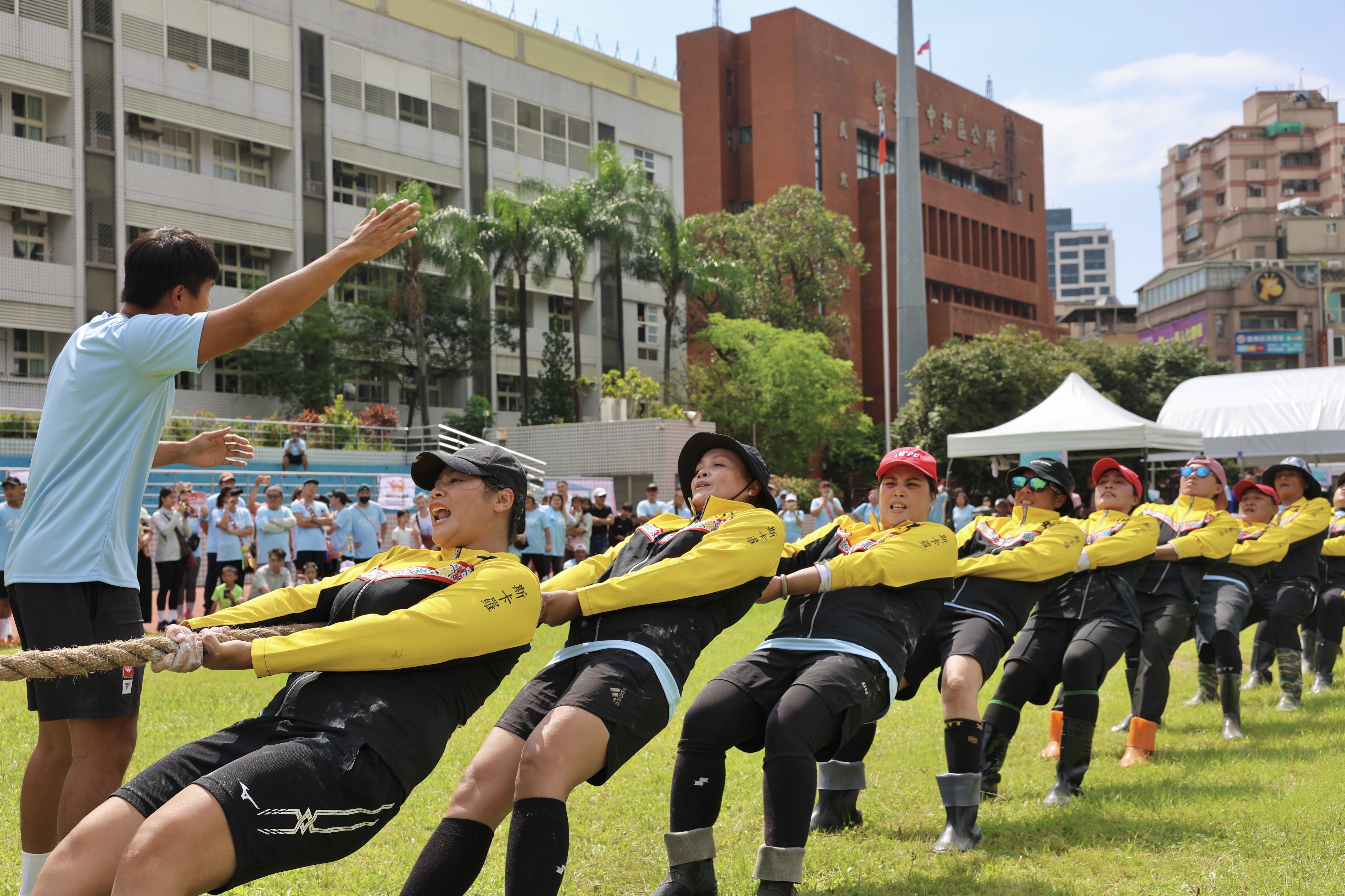 ▲選手全力爭取明年代表新北參加全原運的資格。(圖3/新北市政府原民局提供)