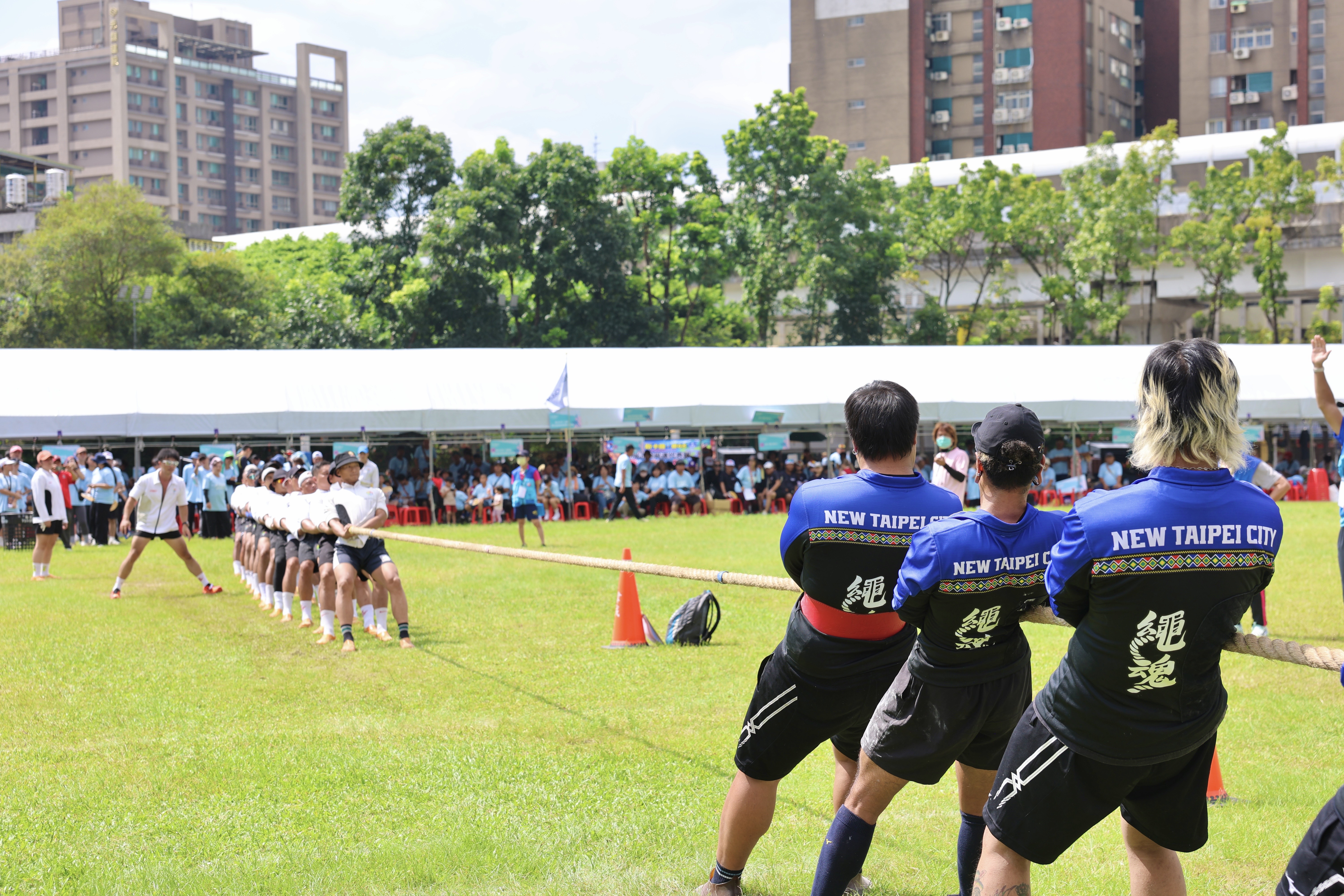 ▲選手全力爭取明年代表新北參加全原運的資格。(圖5/新北市政府原民局提供)