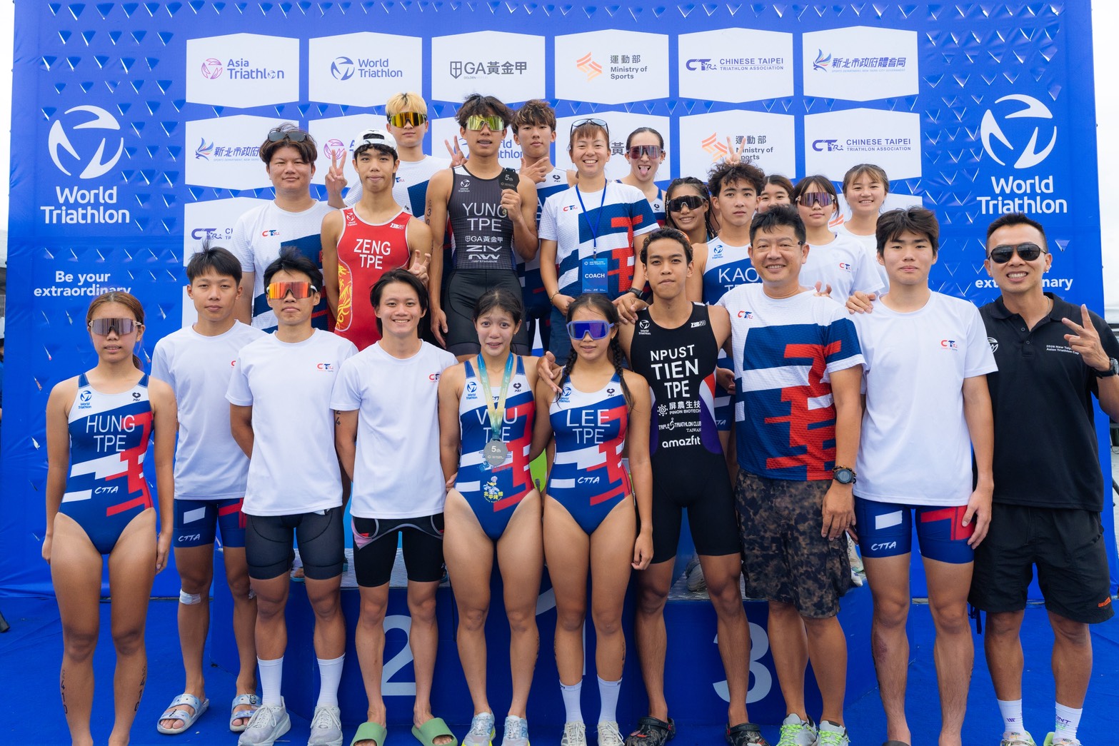 「2026新北亞洲盃鐵人三項賽暨全國鐵人三項錦標賽」本週六日順利圓滿舉辦，感謝所有選手、工作團隊共同投入(照片來源｜中華民國鐵人三項運動協會)
