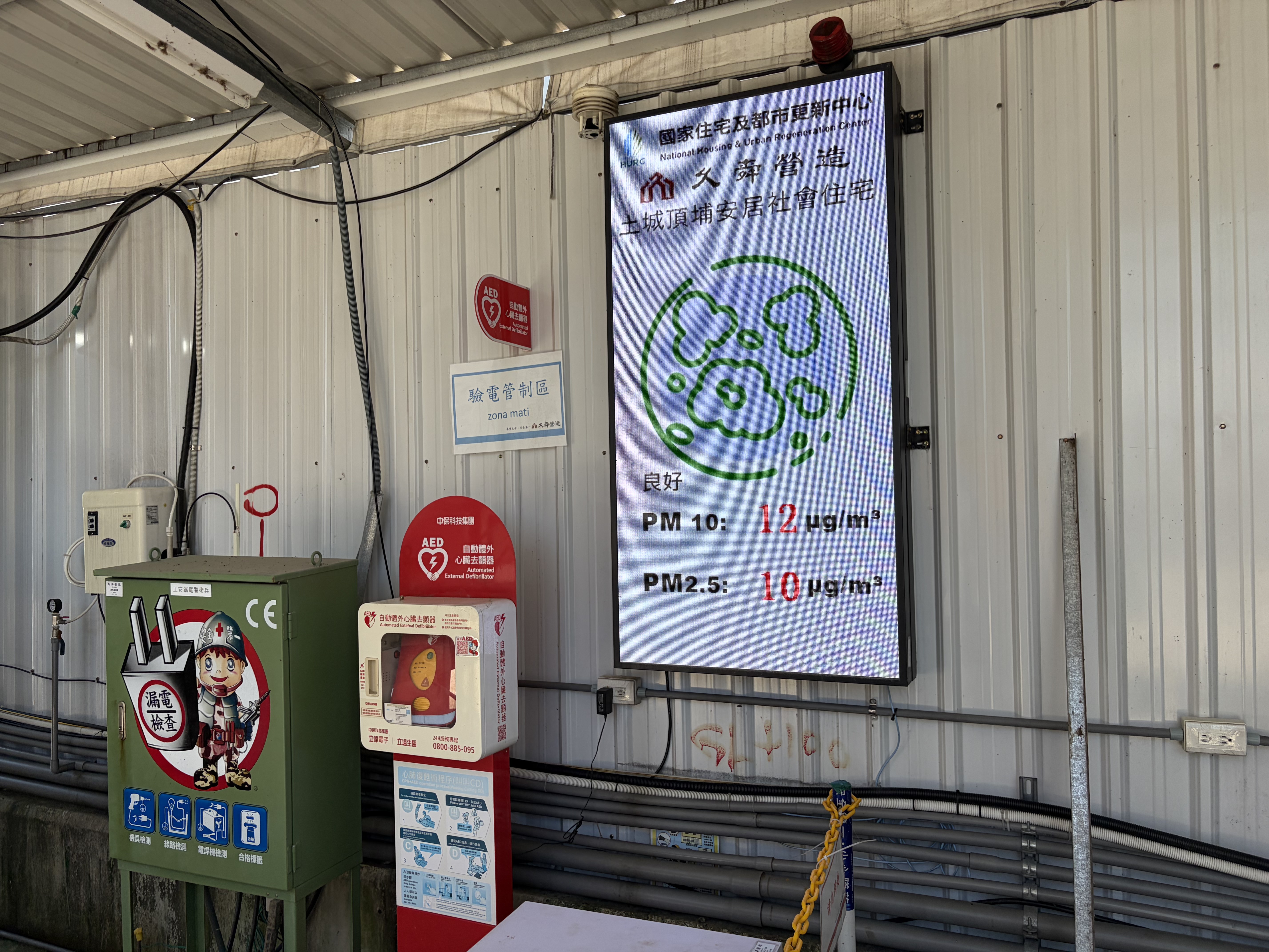 在科技化管理方面，得獎工地皆全面導入環境感測器，設置即時顯示看板