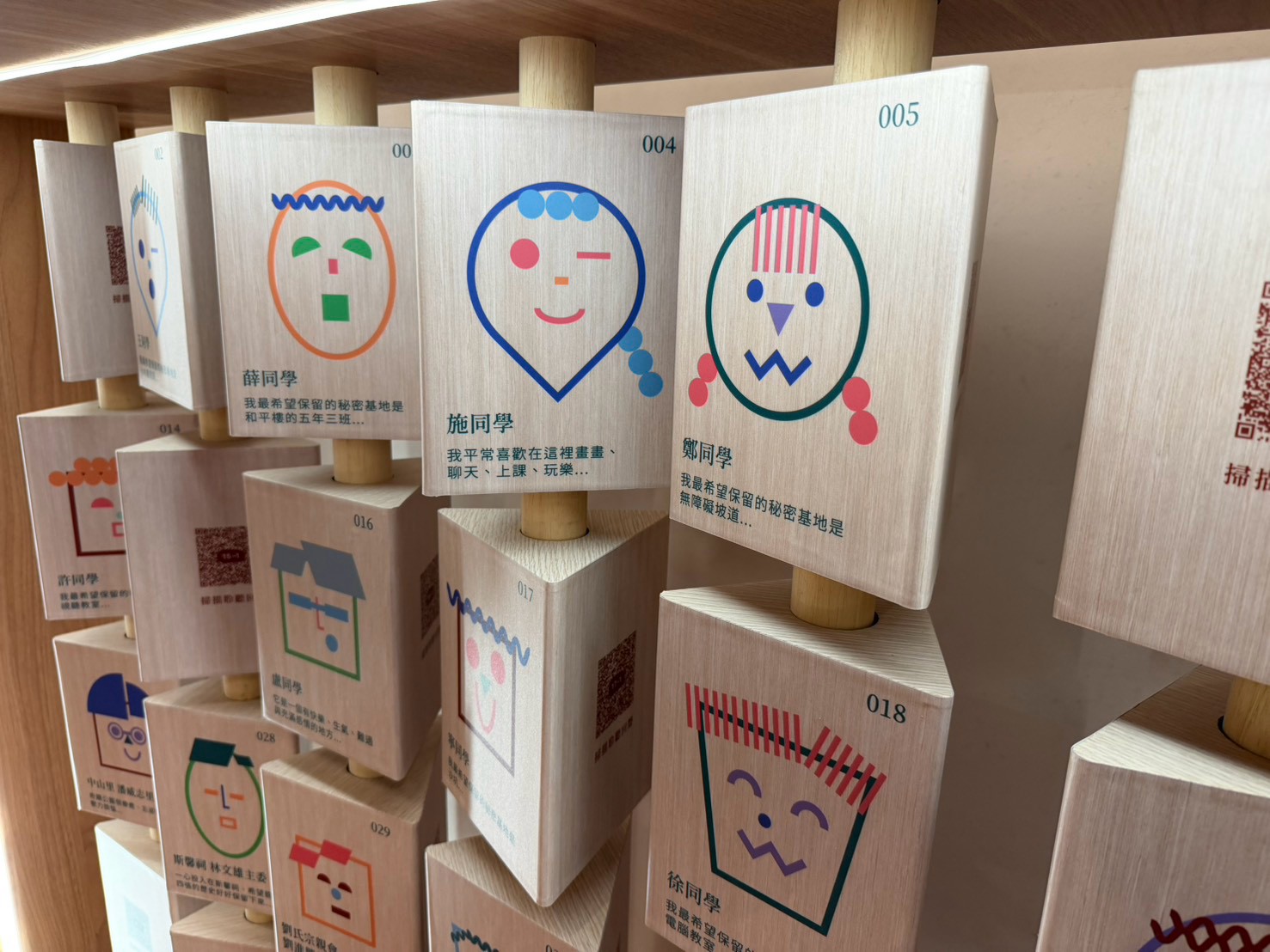 《渡口回聲&mdash;時光渡口・記憶漣漪》特展規劃互動體驗，利用翻轉聲音三角錐，聆聽在地居民與通勤者的真實故事