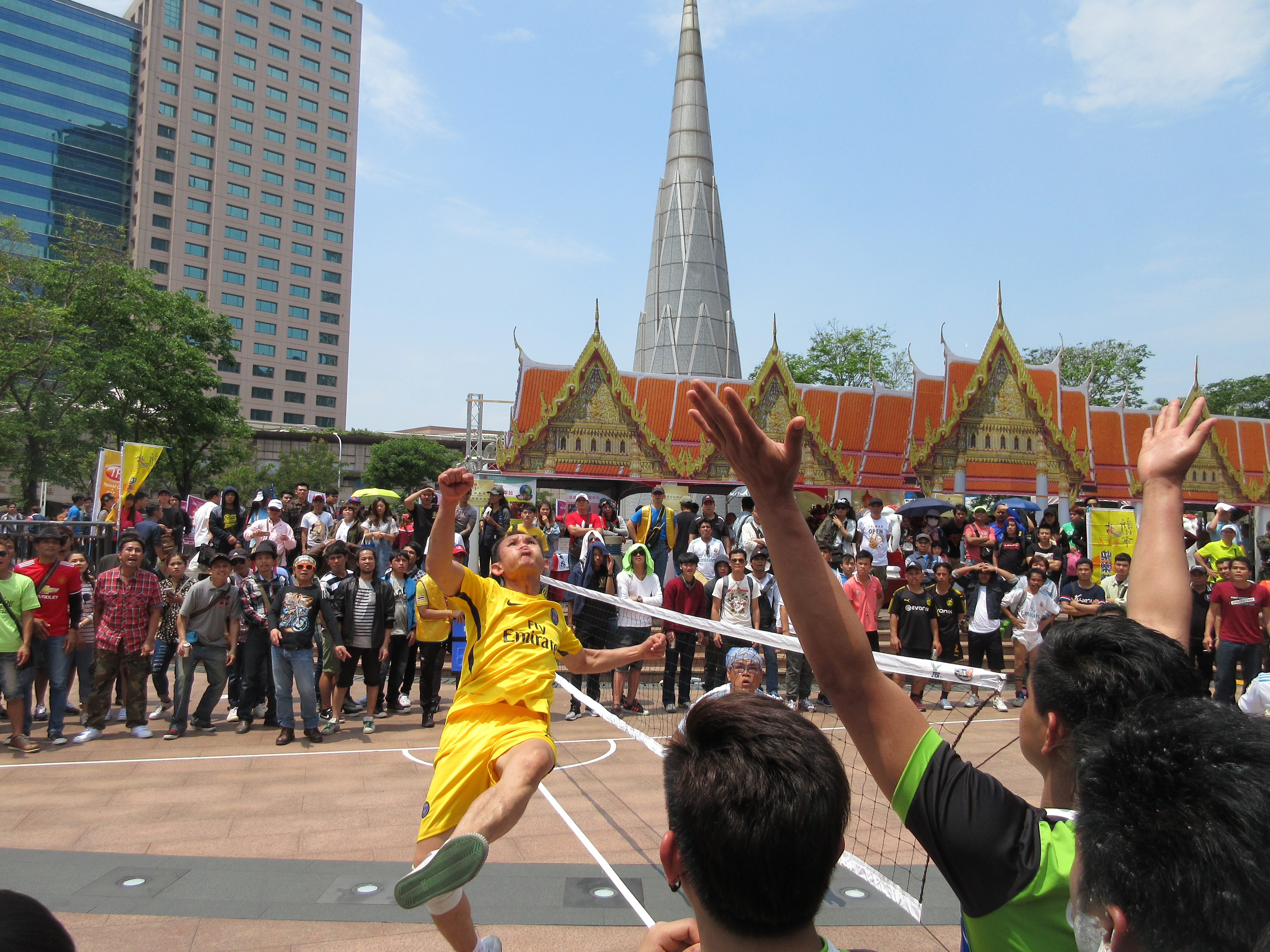 新北舉辦第8屆泰國藤球賽實況
