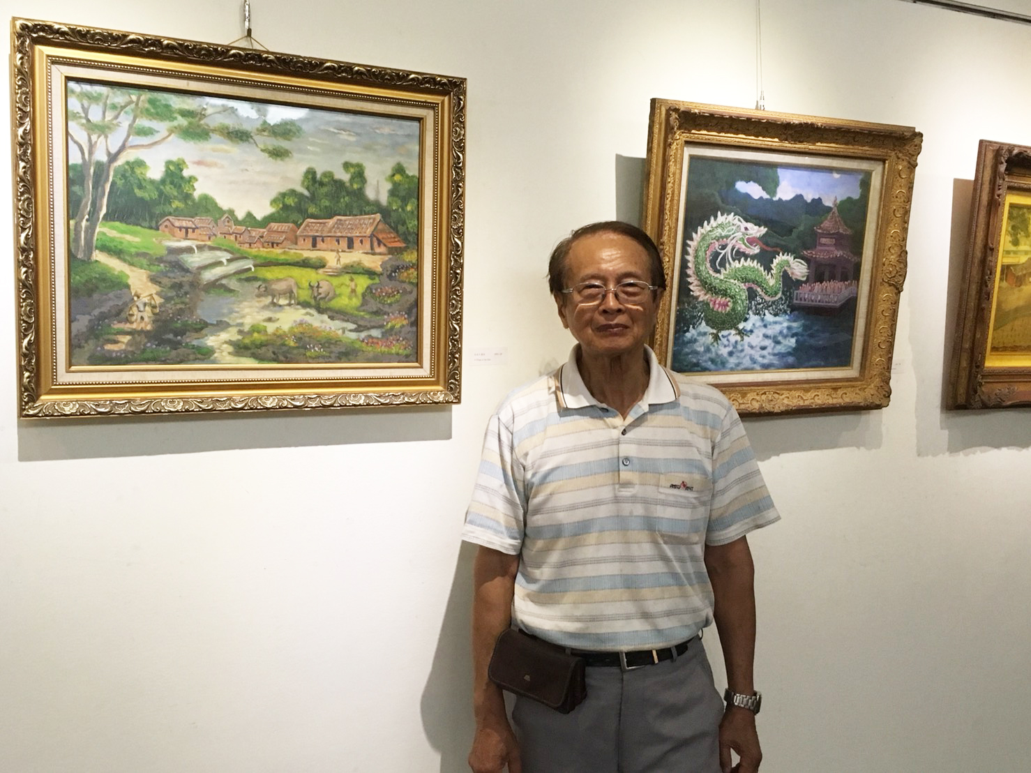 「曹昌隆80回顧展」即日起至7月21日止，於新北市立圖書館淡水分館藝文中心展出，歡迎和大家一起回顧他創作30餘年來的精采歲月紀錄。