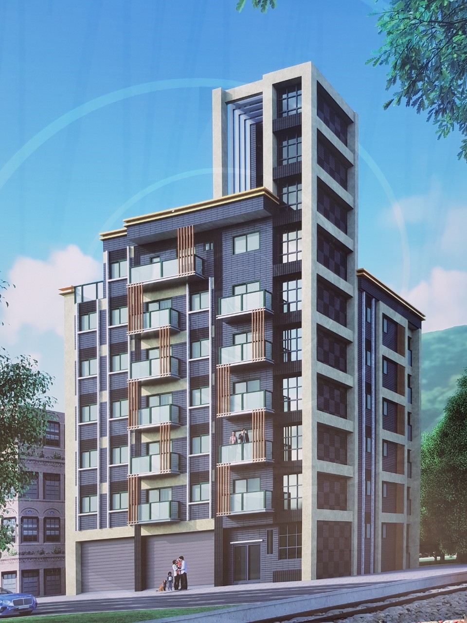 鶯歌陶瓷段危老重建案完成後將成為7層樓14戶的集合住宅